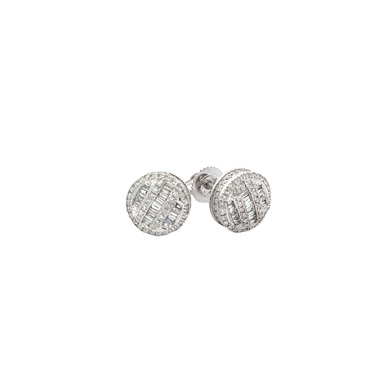 ER3851W $4,500.00 14KW 0.60CT BAGUETTE DIAMOND STUD EARRINGS - CIRCLE SHAPE -W: ROUND DIAM BORDER__2024-04-18-11-22-13.jpg