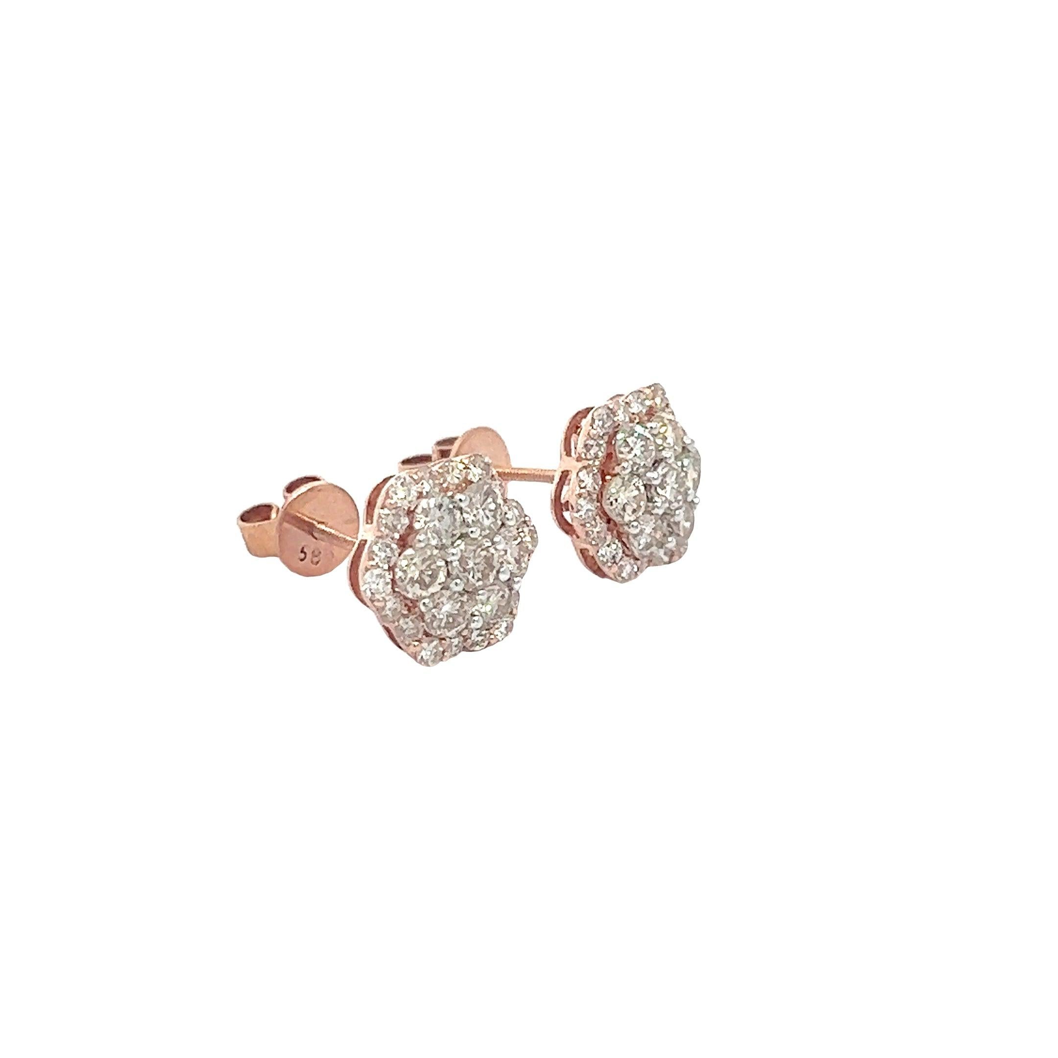 FL4164R $13,990.00 14KR 2.00CTW DIAMOND FLOWER EARRINGS WITH SINGLE ROW BORDER__2024-04-19-11-58-59-1.jpg