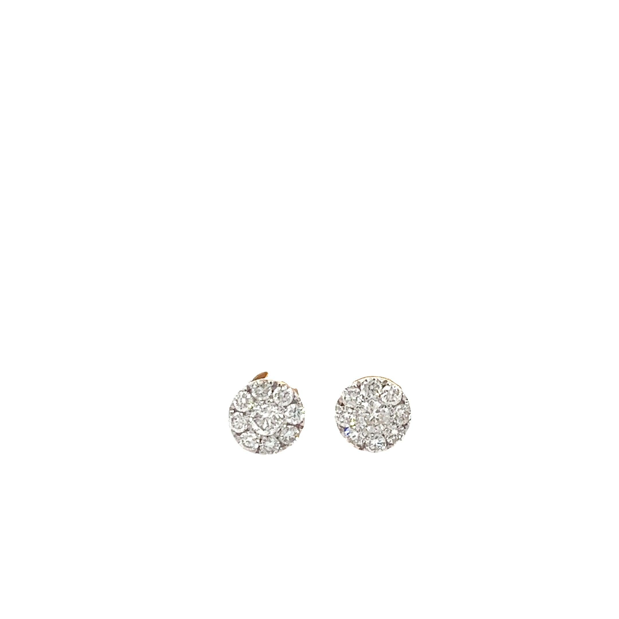 FR2175Y $8.990.00 SOKY LASCTE FLUER DIAMOI ROJOFR2175Y $8,990.00 14KY 1.15CTW FLUER DIAMOND ROUND EARRING STUDS__2024-04-19-12-01-59.jpg