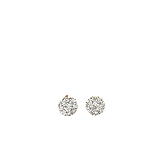 FR2175Y $8.990.00 SOKY LASCTE FLUER DIAMOI ROJOFR2175Y $8,990.00 14KY 1.15CTW FLUER DIAMOND ROUND EARRING STUDS__2024-04-19-12-01-59.jpg