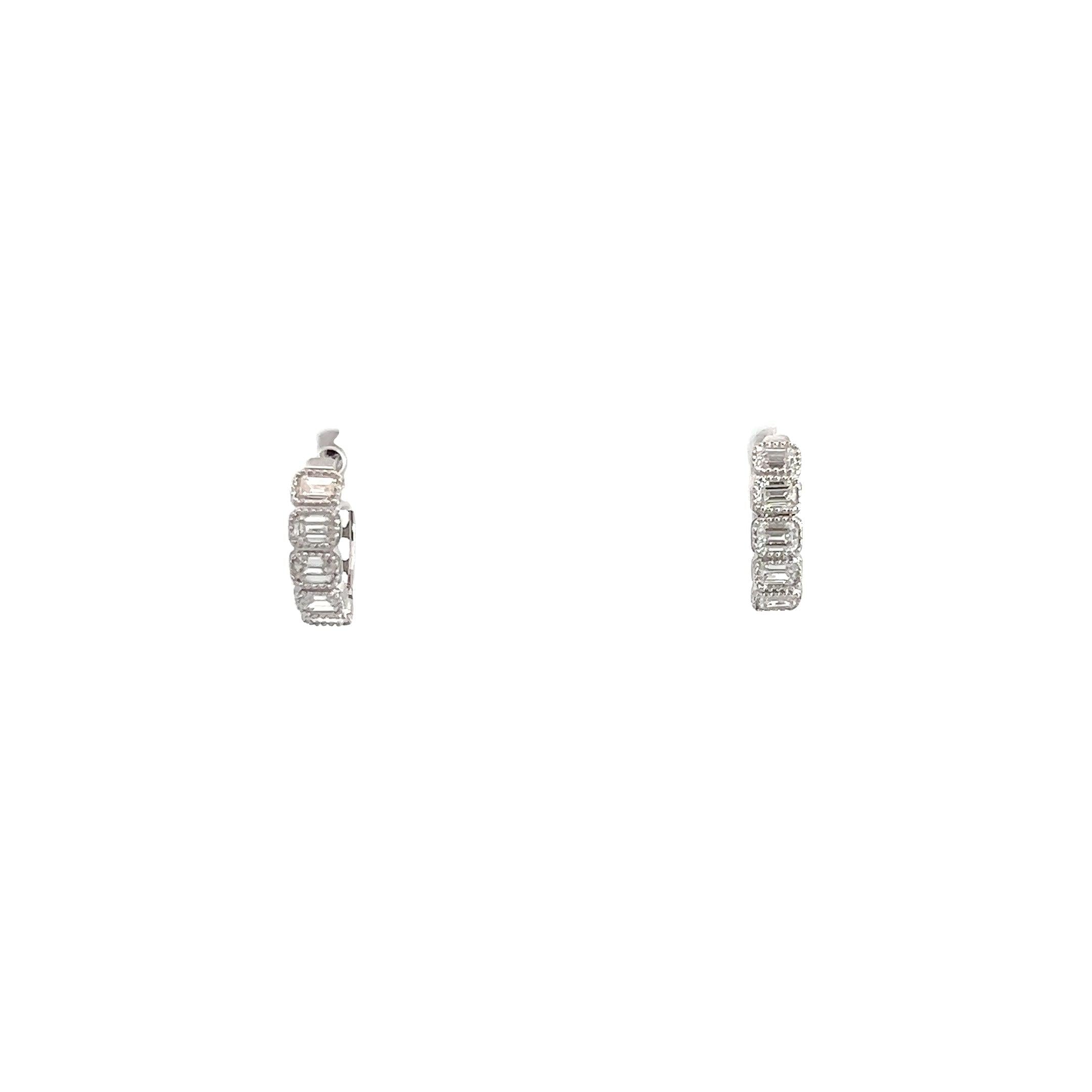 HEO340W $12,990.00 1120E18 TAL D DIAMAOND TE MUGGIEHE0240W $12,990.00 14KW 1.20CTW EMERALD DIAMOND 5-STONE HUGGIE HOOP EARRINGS MILLGRAIN BORDER aG:a0__2024-04-11-13-16-12.jpg