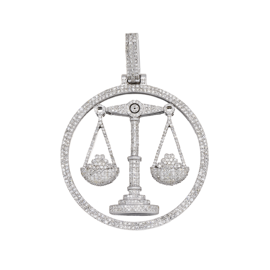 10K GOLD DIAMOND SCALE PENDANT 1.95 CT