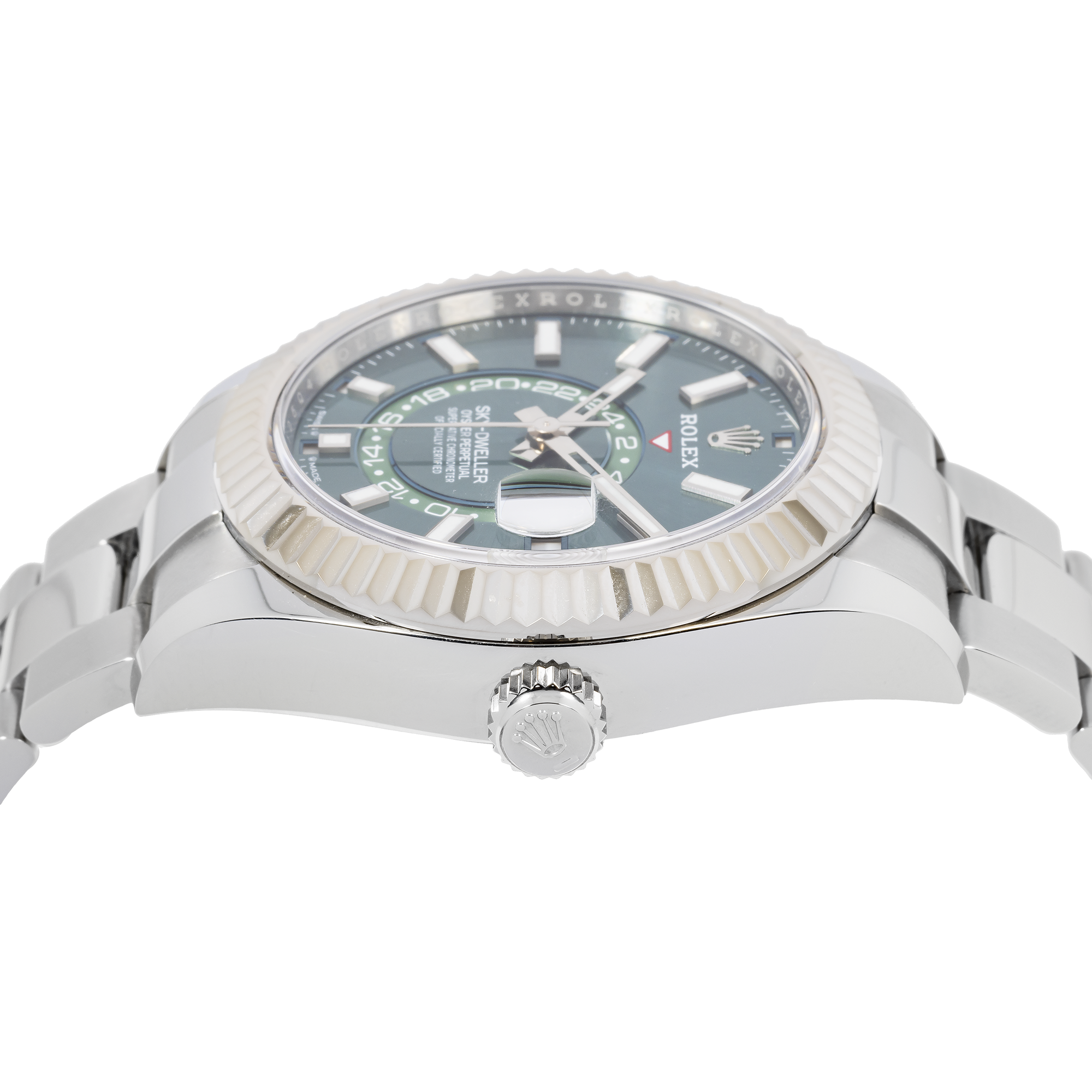 Rolex Sky-Dweller GMT 336934 42MM Green Dial With Stainless Steel Oyster Bracelet