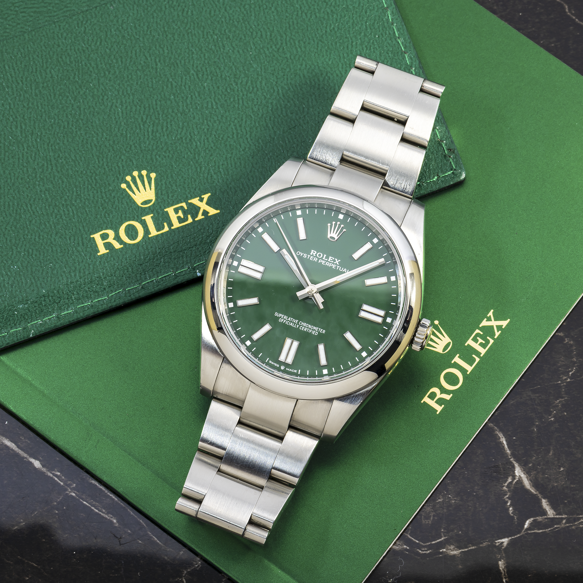 Rolex Oyster Perpetual  124300- 41MM Watch With Stainless Steel Oyster Bracelet And Domed Bezel