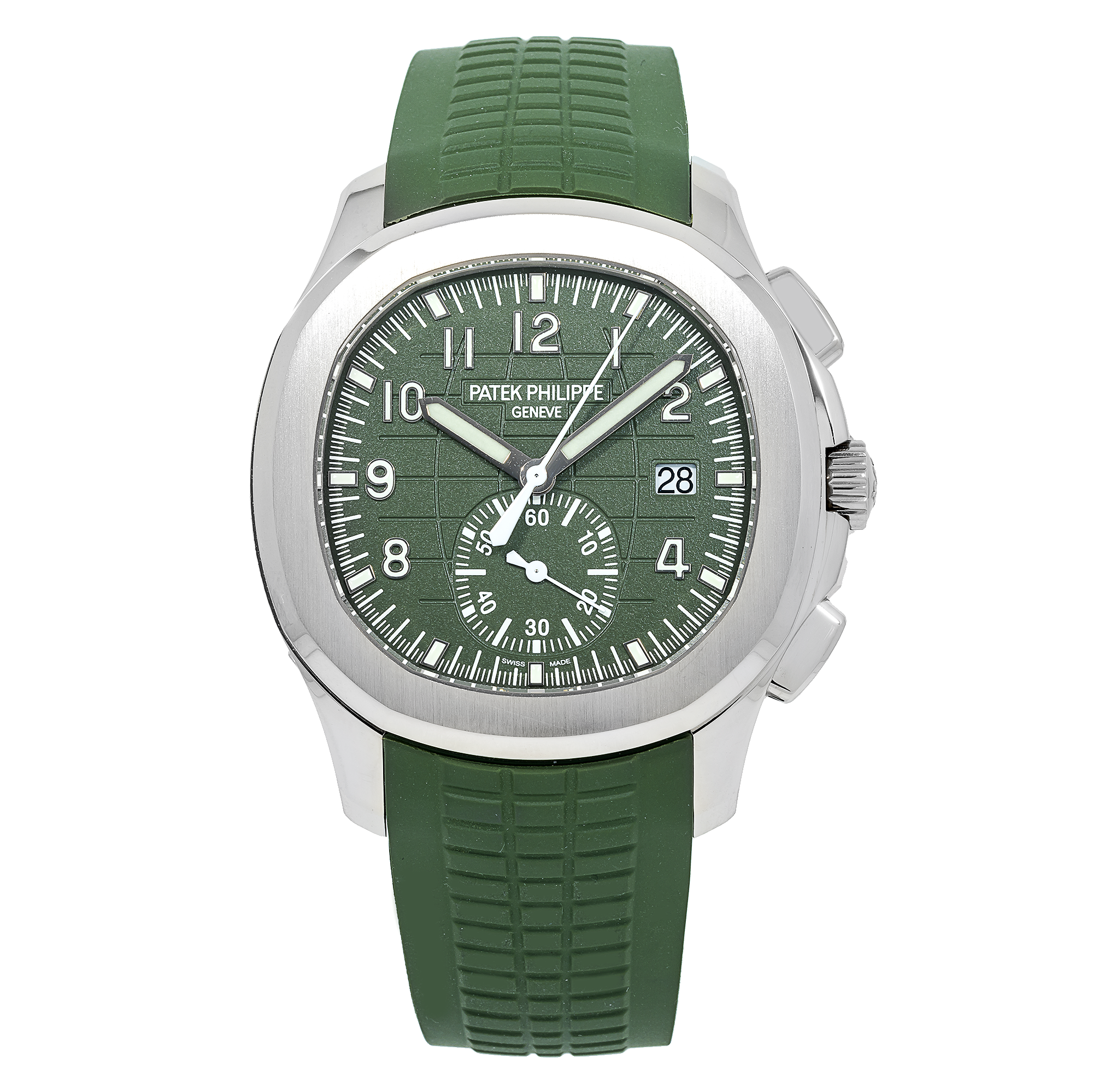 Patek Philippe Aquanaut 5968G 42.2MM Khaki Green Dial With Composite Strap