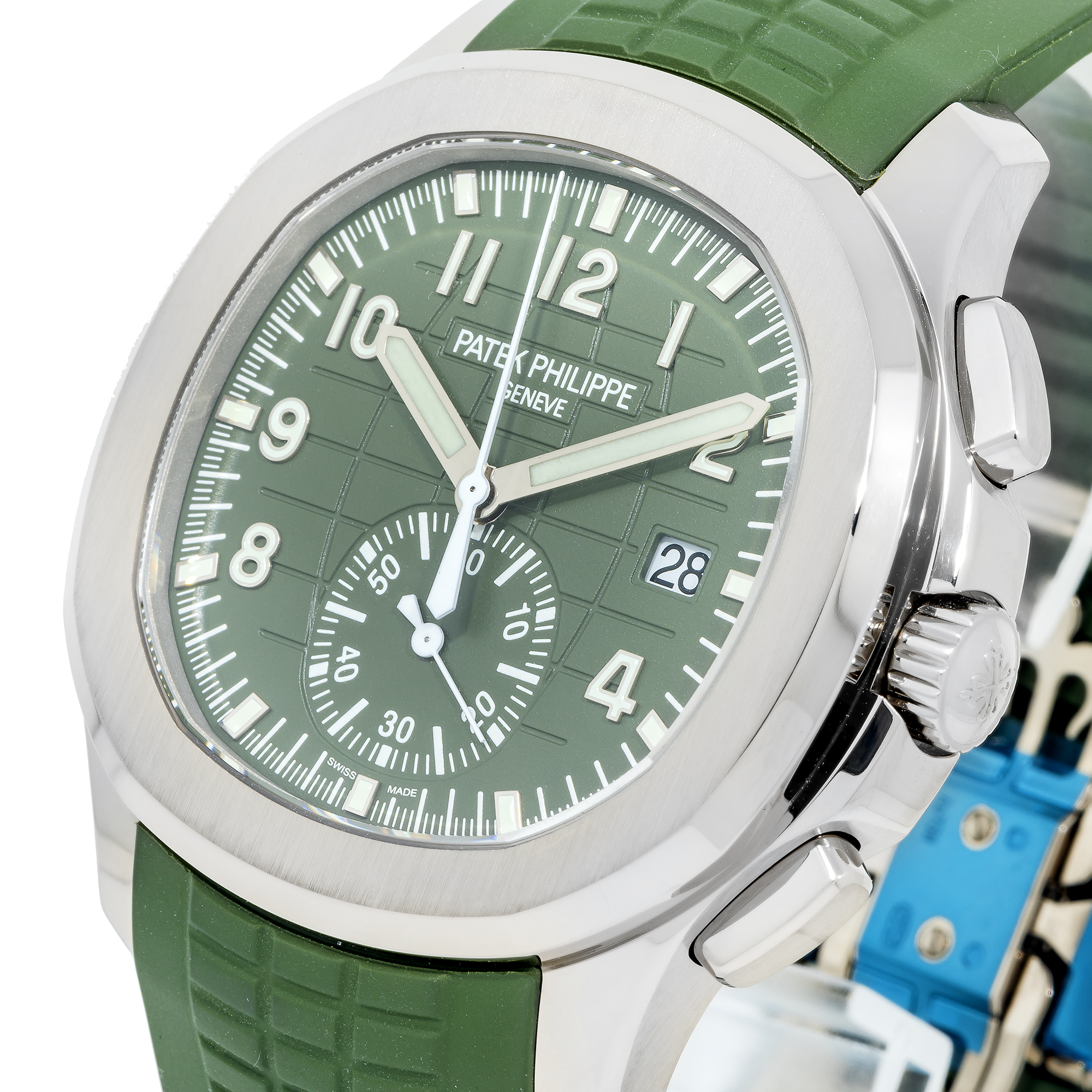 Patek Philippe Aquanaut 5968G 42.2MM Khaki Green Dial With Composite Strap