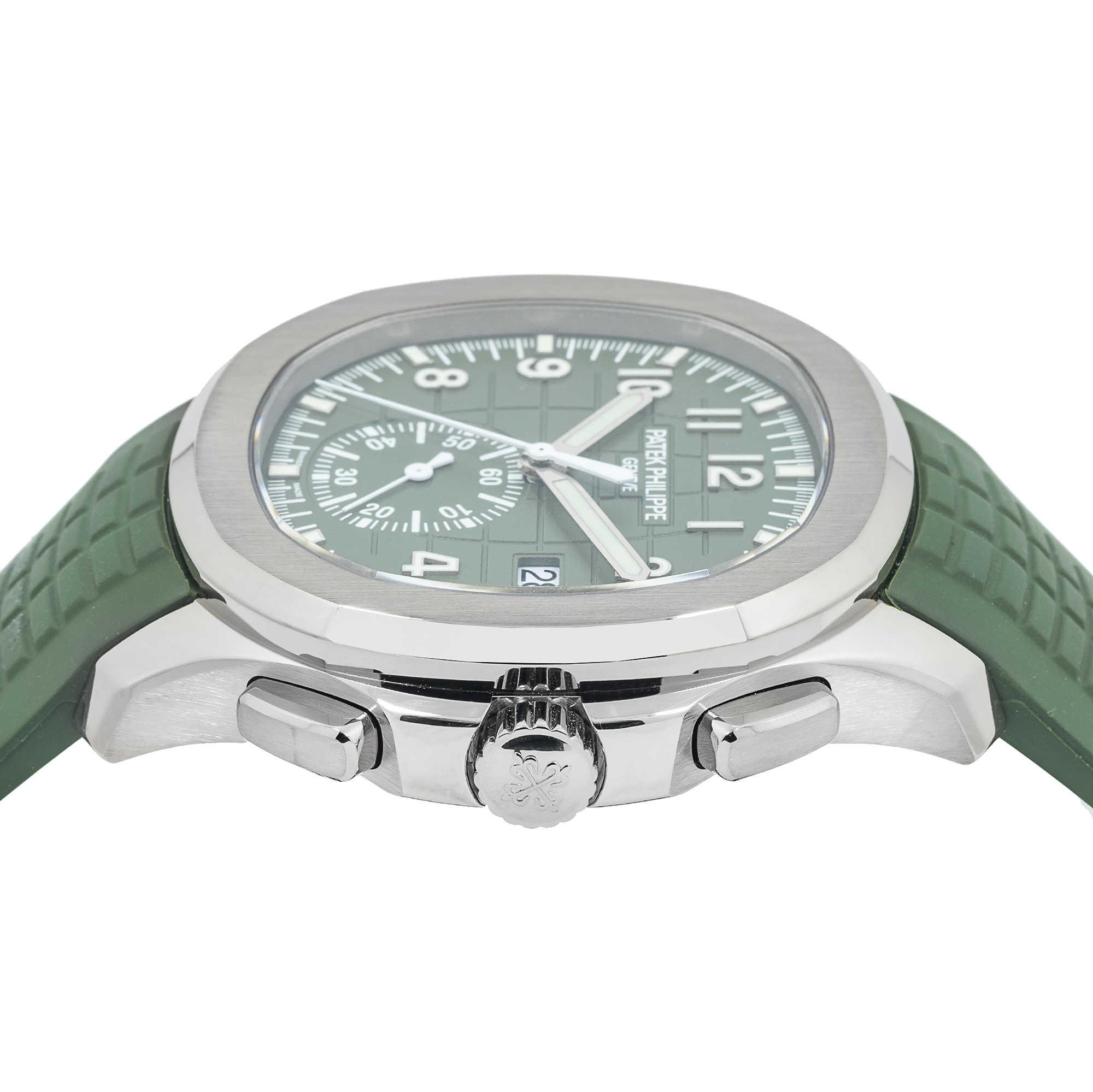 Patek Philippe Aquanaut 5968G 42.2MM Khaki Green Dial With Composite Strap