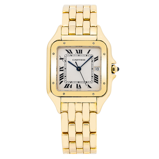 Cartier Panthère 887968 29MM Off-White Dial With Yellow Gold Bracelet