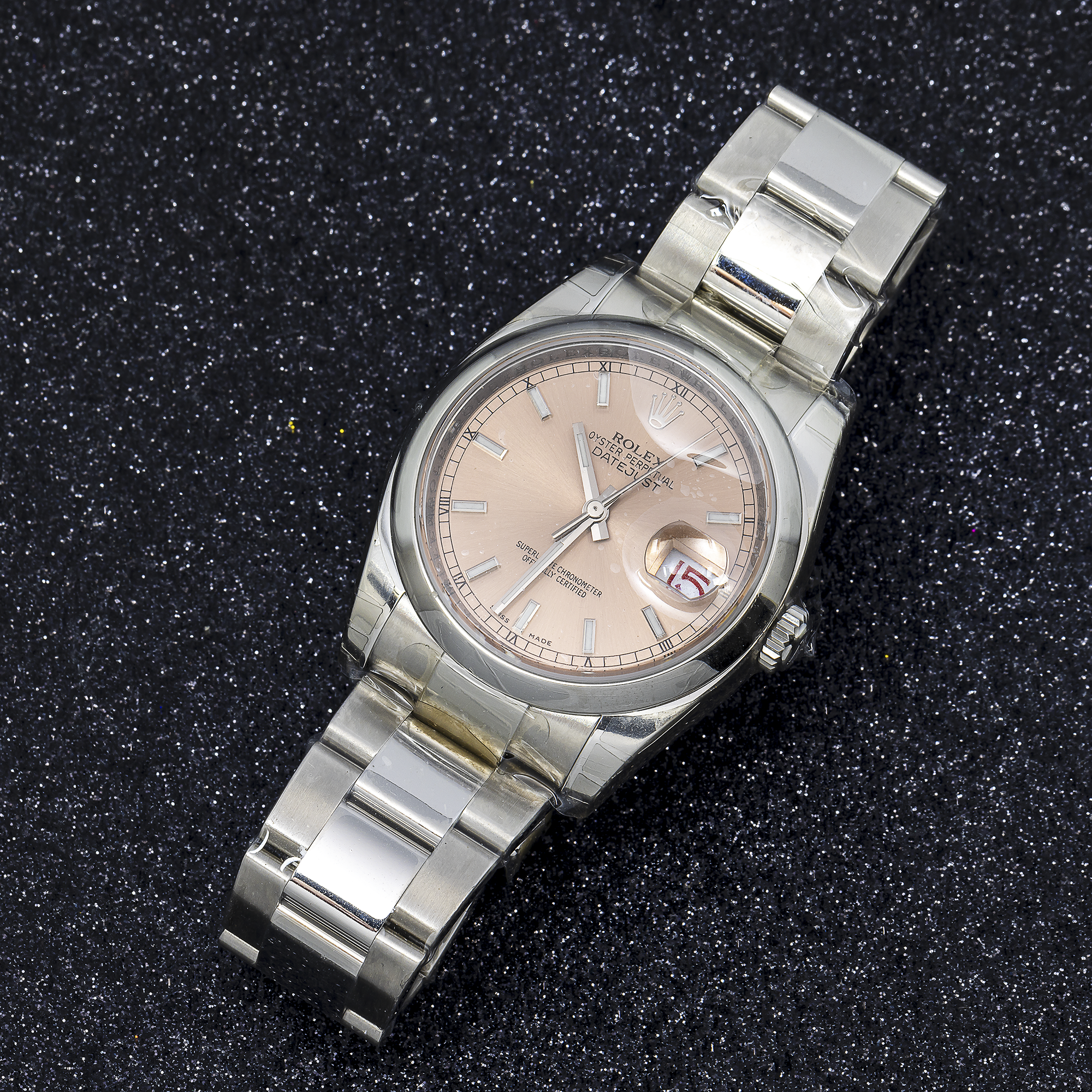 Rolex Datejust 116200 36MM Salmon Dial With Stainless Steel Oyster Bracelet