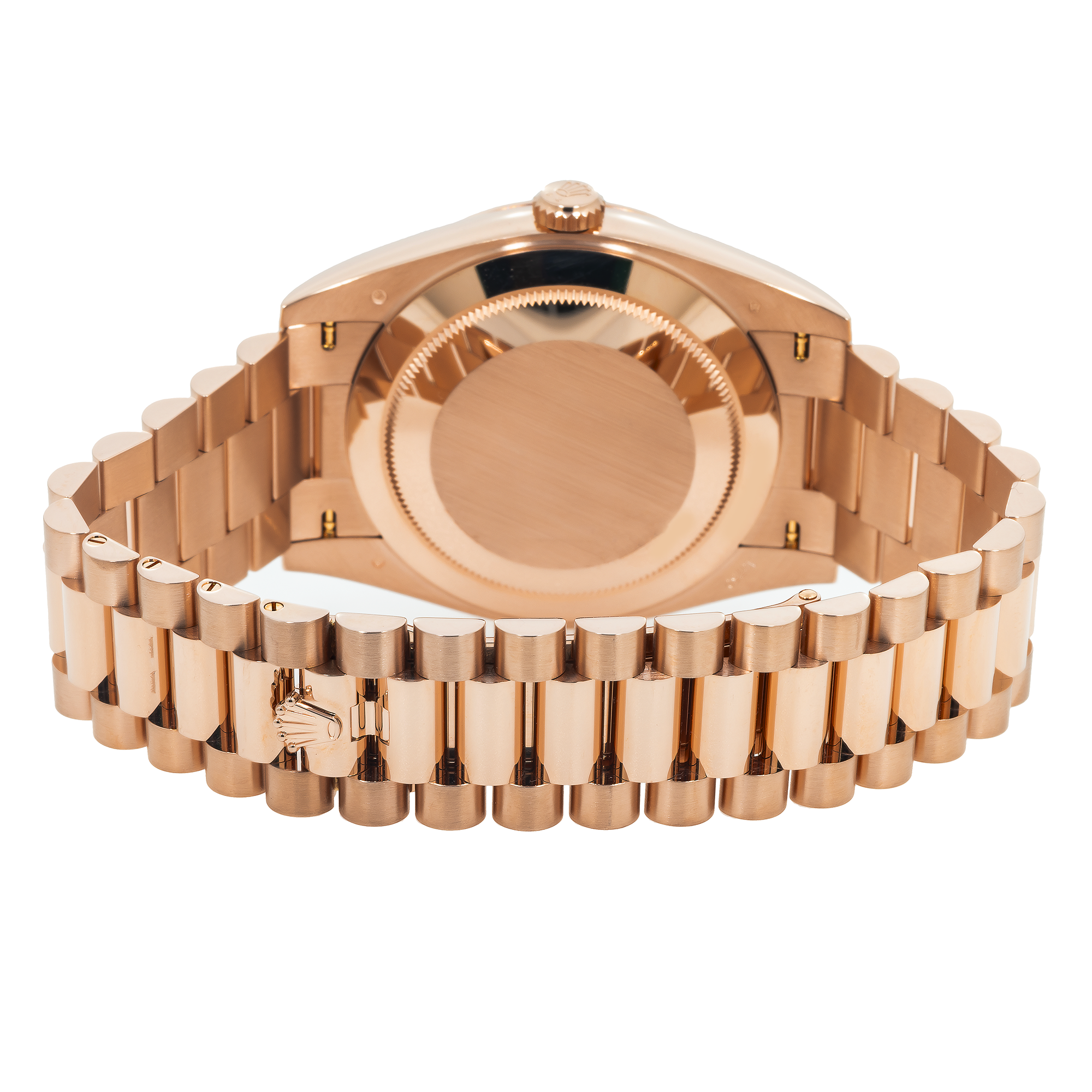 Rolex Day Date 228235 40MM Black Roman Numeral Dial With Rose Gold Presidential Bracelet