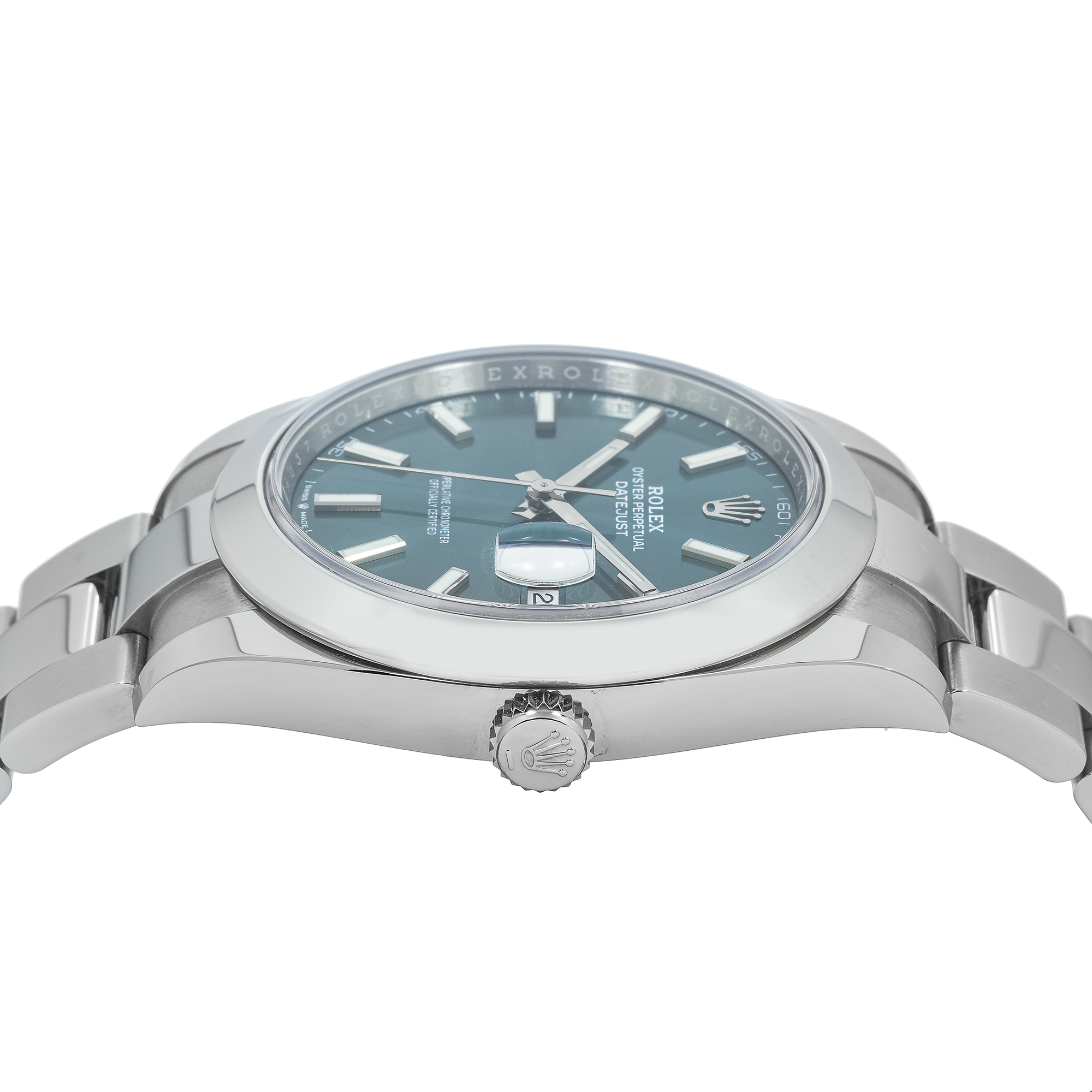 Rolex Datejust 126300 41MM Green Index Dial With Stainless Steel Oyster Bracelet