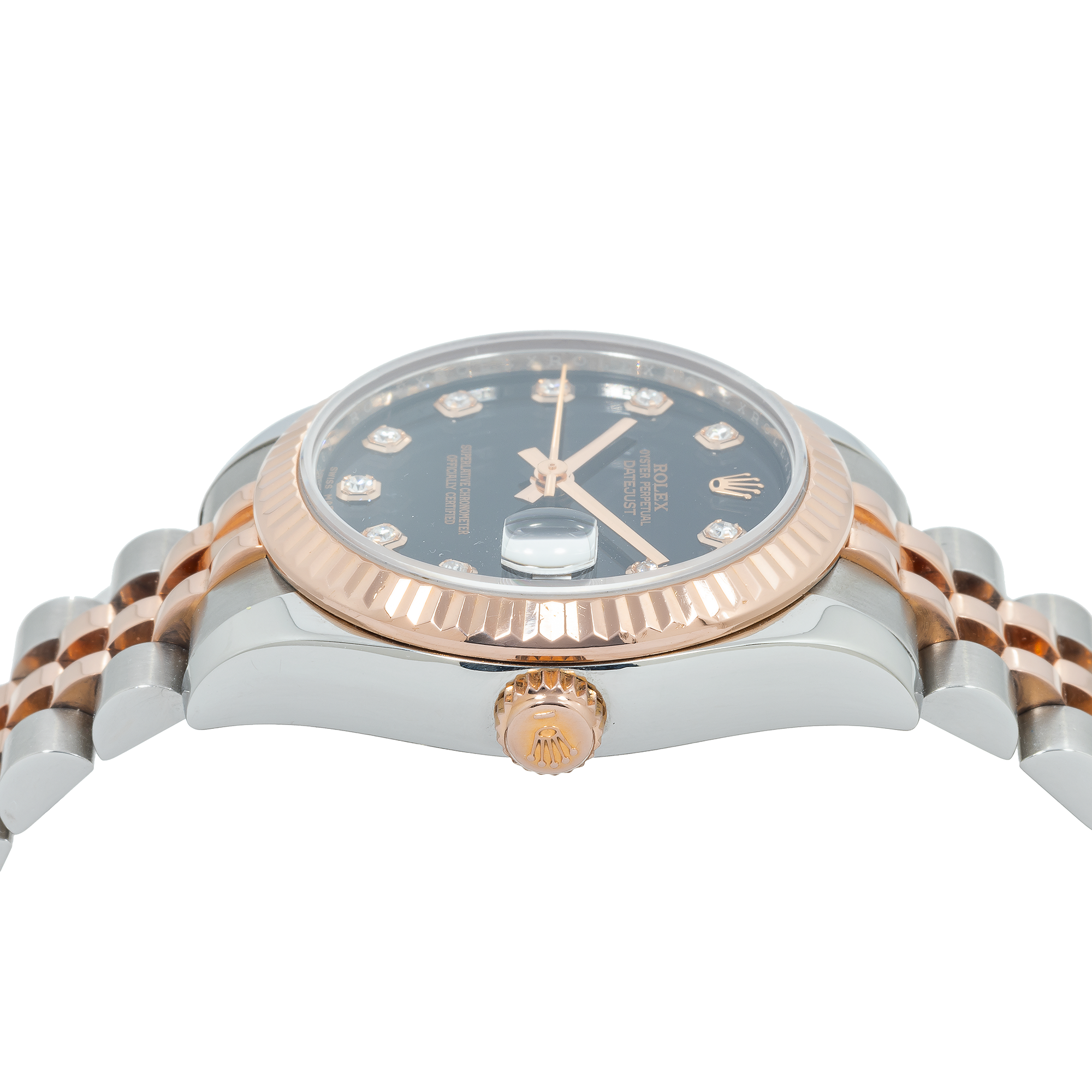 Rolex Datejust 178271 31MM Black Diamond Dial With Two Tone Jubilee Bracelet