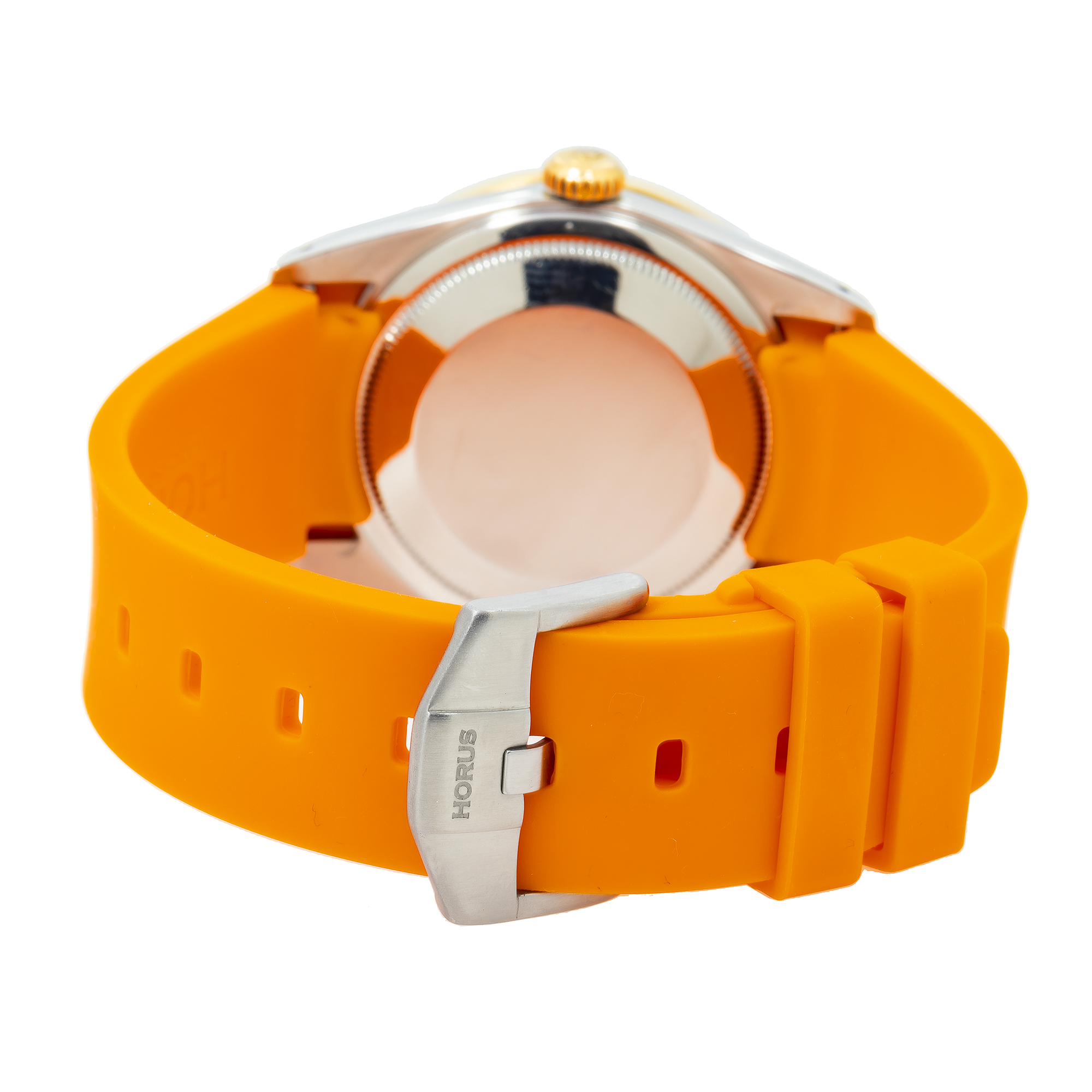 Rolex Datejust 16233 36MM White Diamond Dial & Bezel With Orange Oysterflex Bracelet