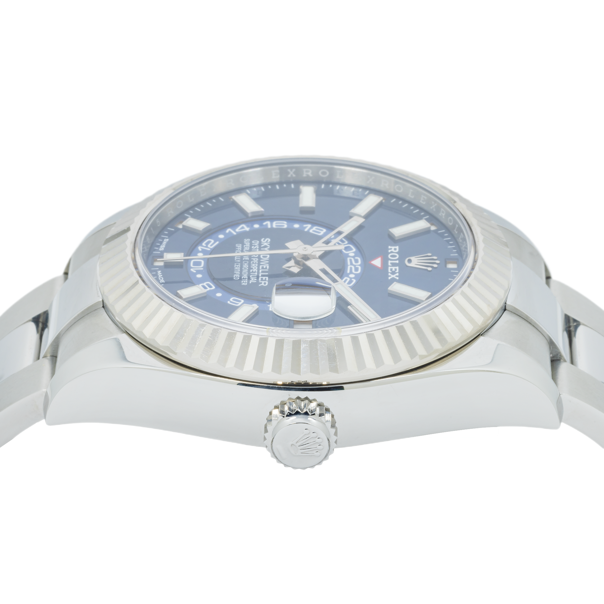 Rolex Sky-Dweller 326934 42MM Blue Index Dial With Stainless Steel Oyster Bracelet