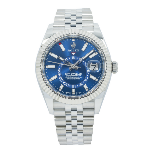 Rolex Sky-Dweller 336934 42MM Blue Dial With Stainless Steel Jubilee Bracelet