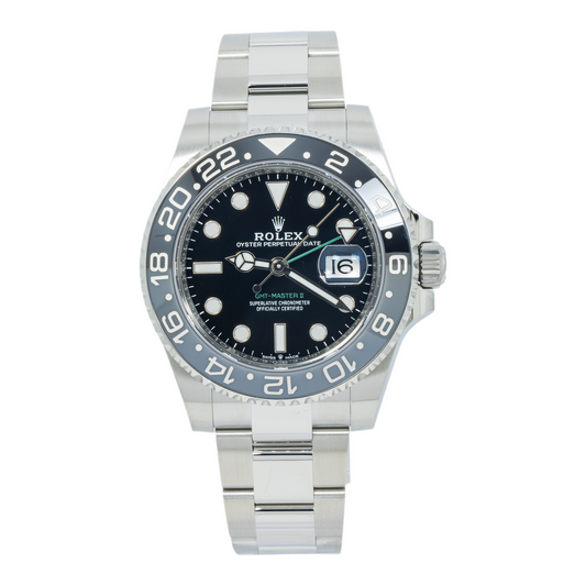 Rolex GMT-Master II 126710GRNR 40MM Black Dial With Stainless Steel Oyster Bracelet