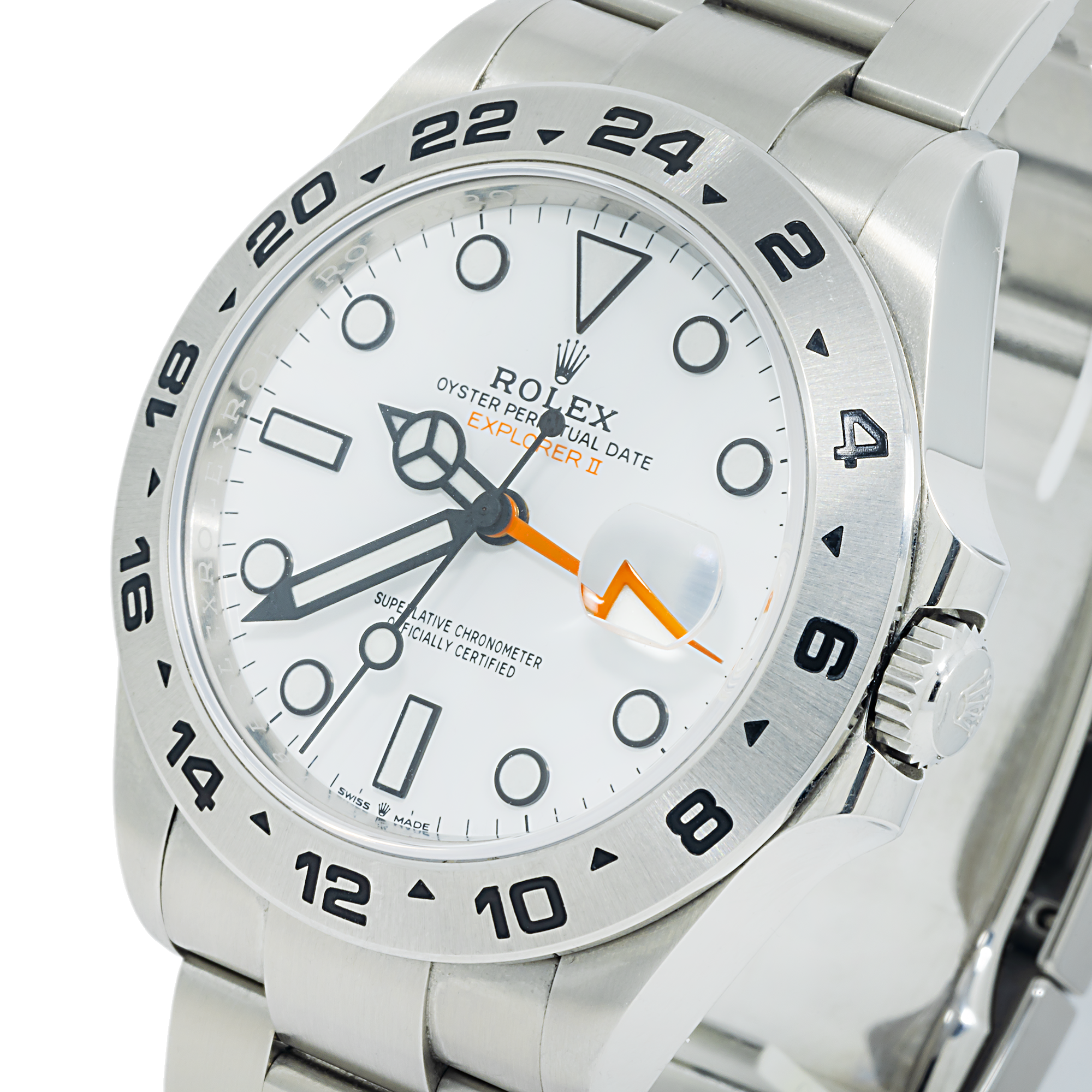 Rolex Explorer II 226570 42MM White Dial With Stainless Steel Oyster Bracelet