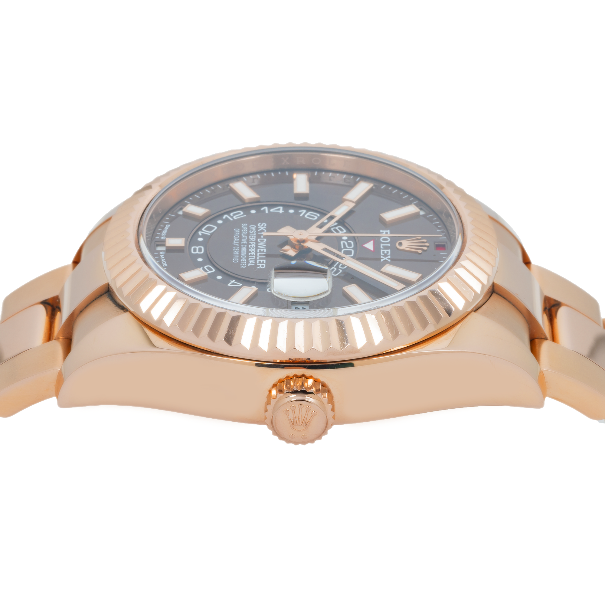 Rolex Sky-Dweller 326935 42MM Chocolate Dial With Rose Gold Oyster Bracelet