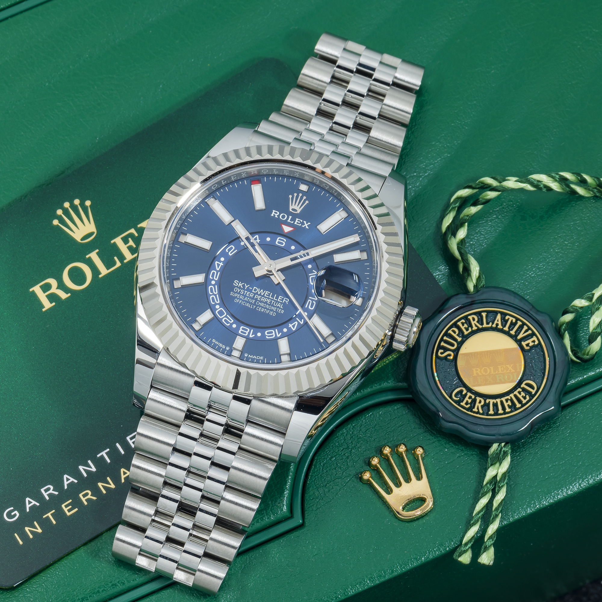 Rolex Sky-Dweller 336934 42MM Blue Dial With Stainless Steel Jubilee Bracelet