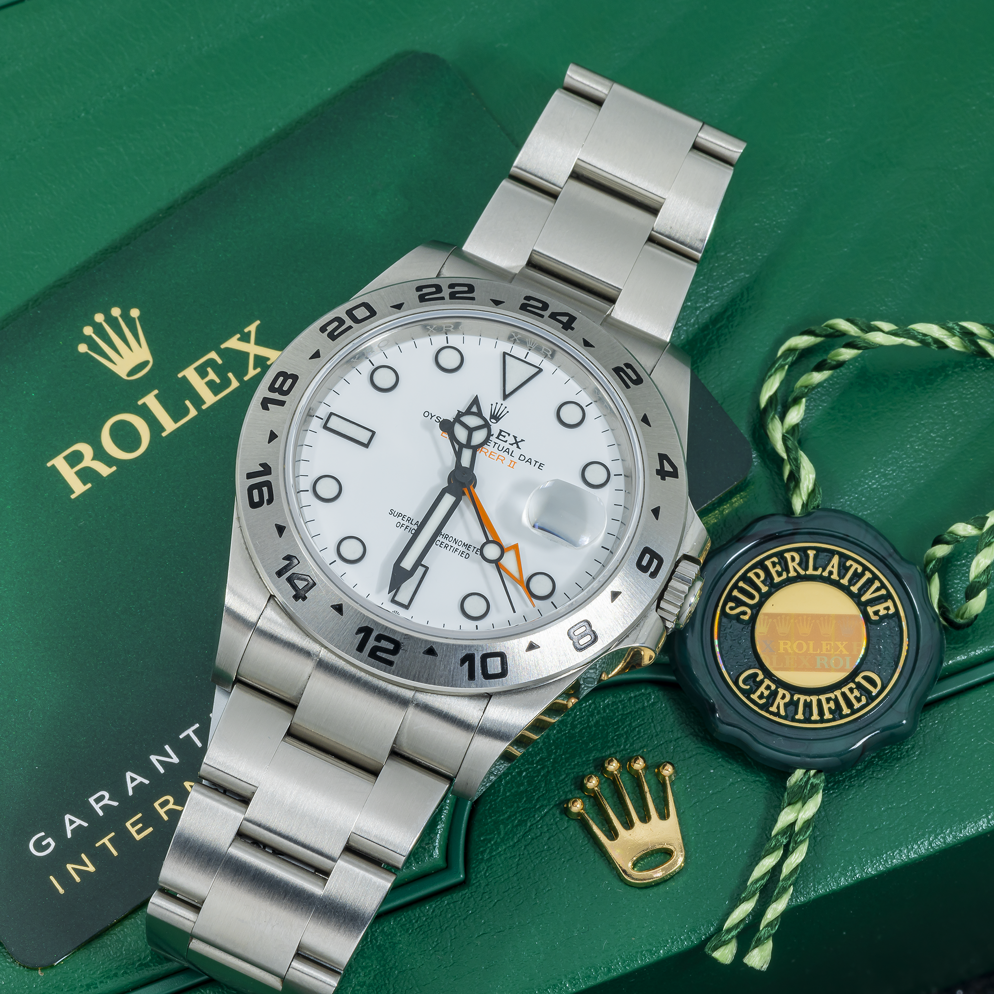 Rolex Explorer II 226570 42MM White Dial With Stainless Steel Oyster Bracelet