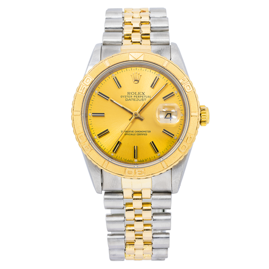 Rolex Datejust 16203 36MM Champagne Dial With Two Tone Jubilee Bracelet
