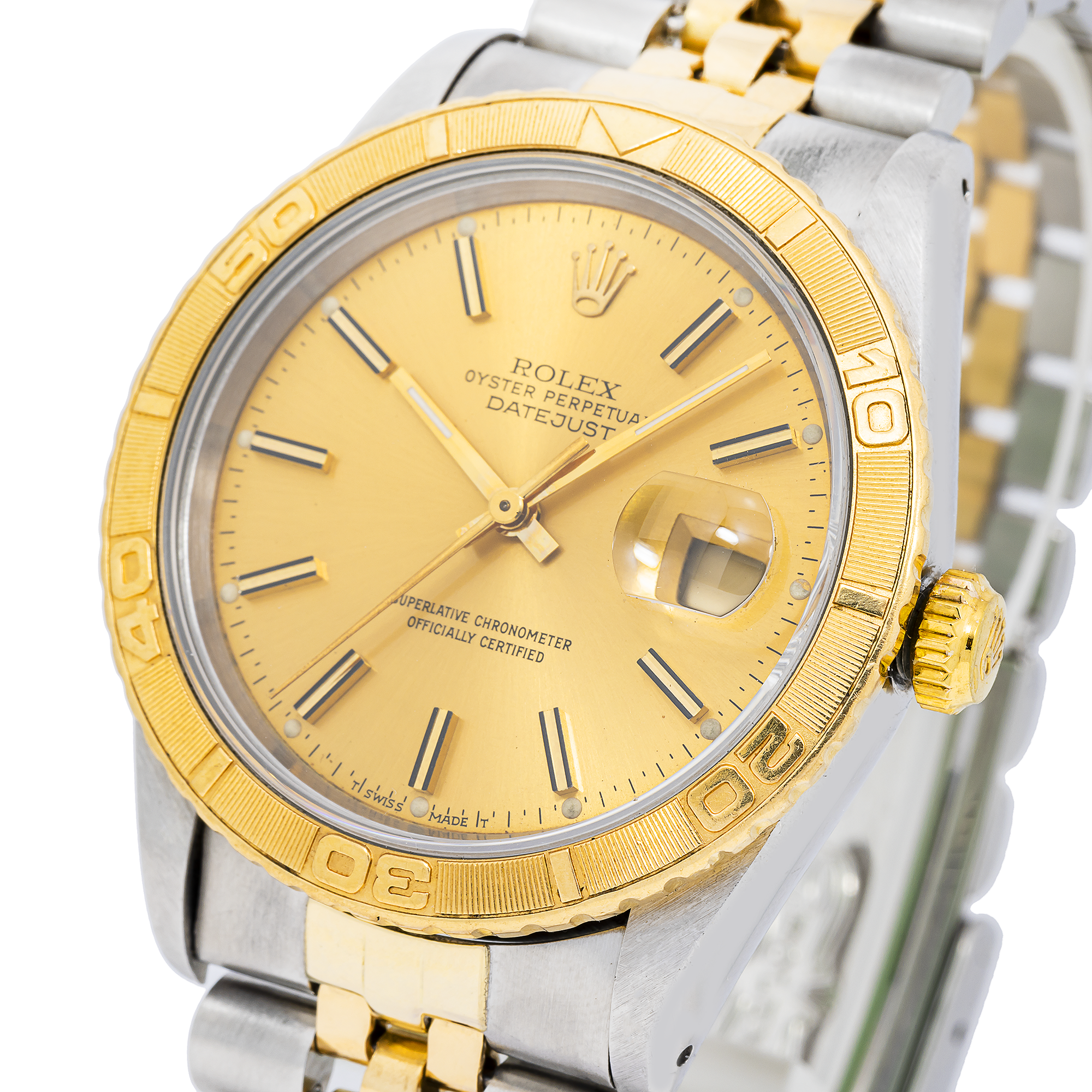Rolex Datejust 16203 36MM Champagne Dial With Two Tone Jubilee Bracelet