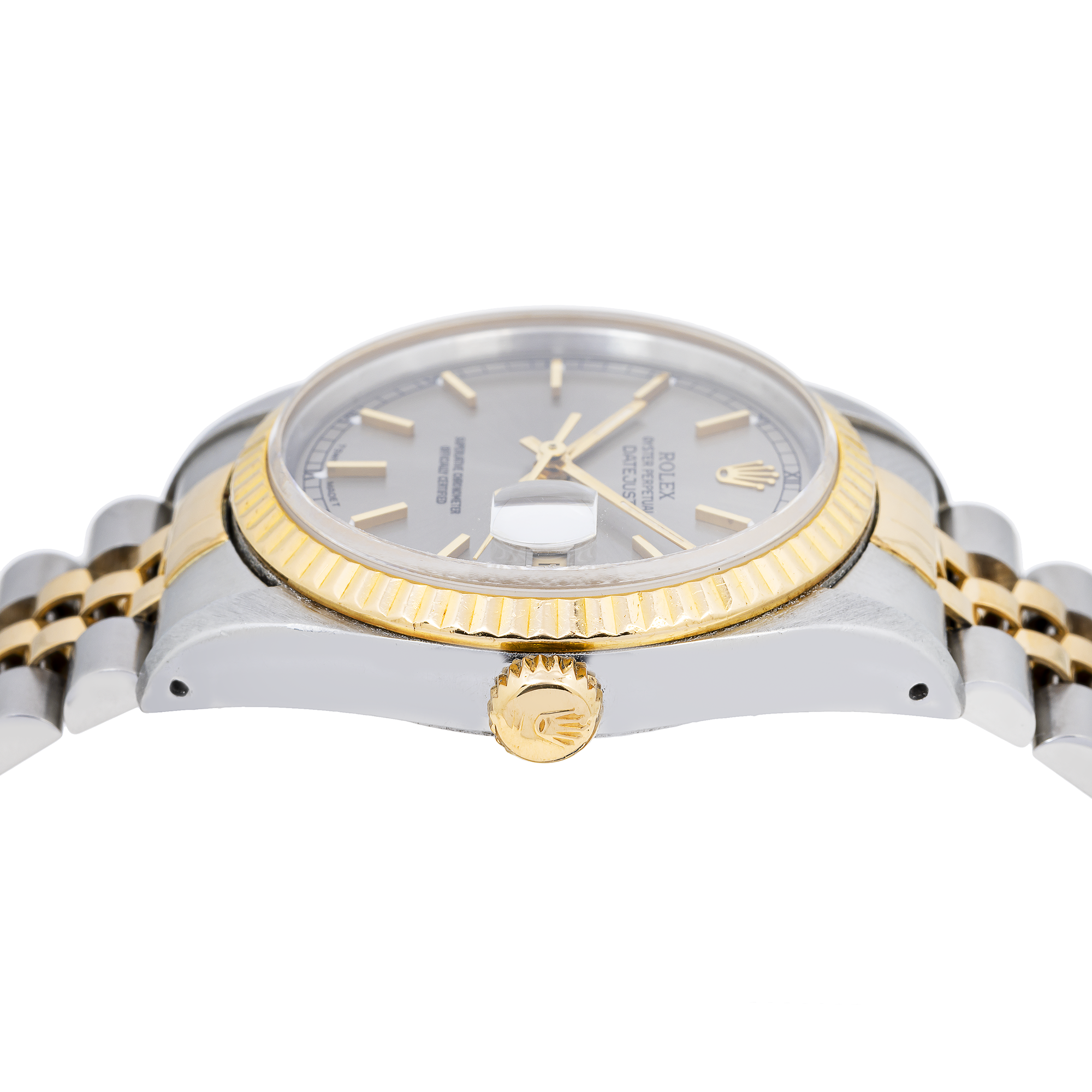 ROLEX DATEJUST 16233 36MM SILVER DIAL WITH TWO TONE JUBILEE BRACELET