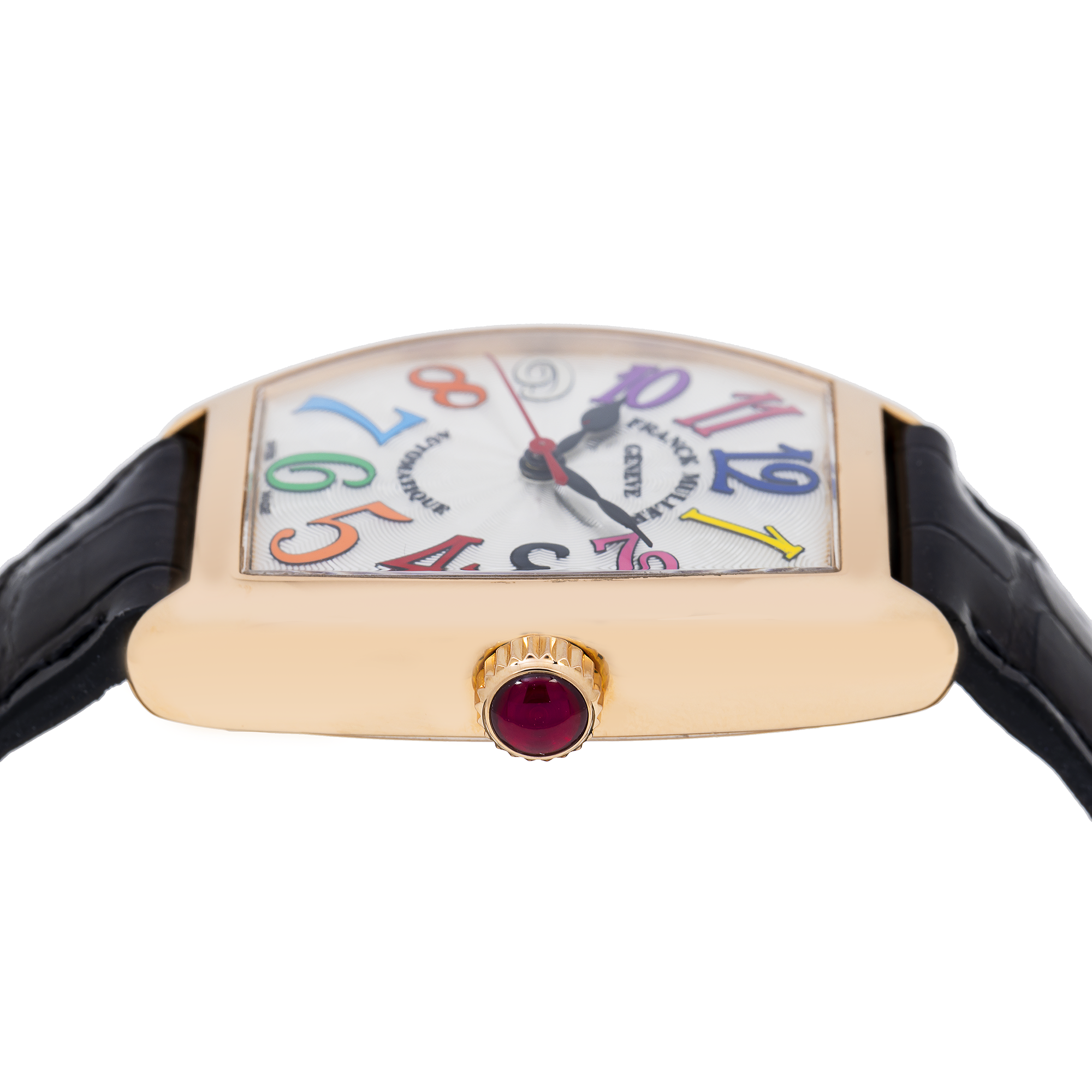 Franck Muller Cintree Curvex 7500SC 28MM White Dial with Leather Bracelet