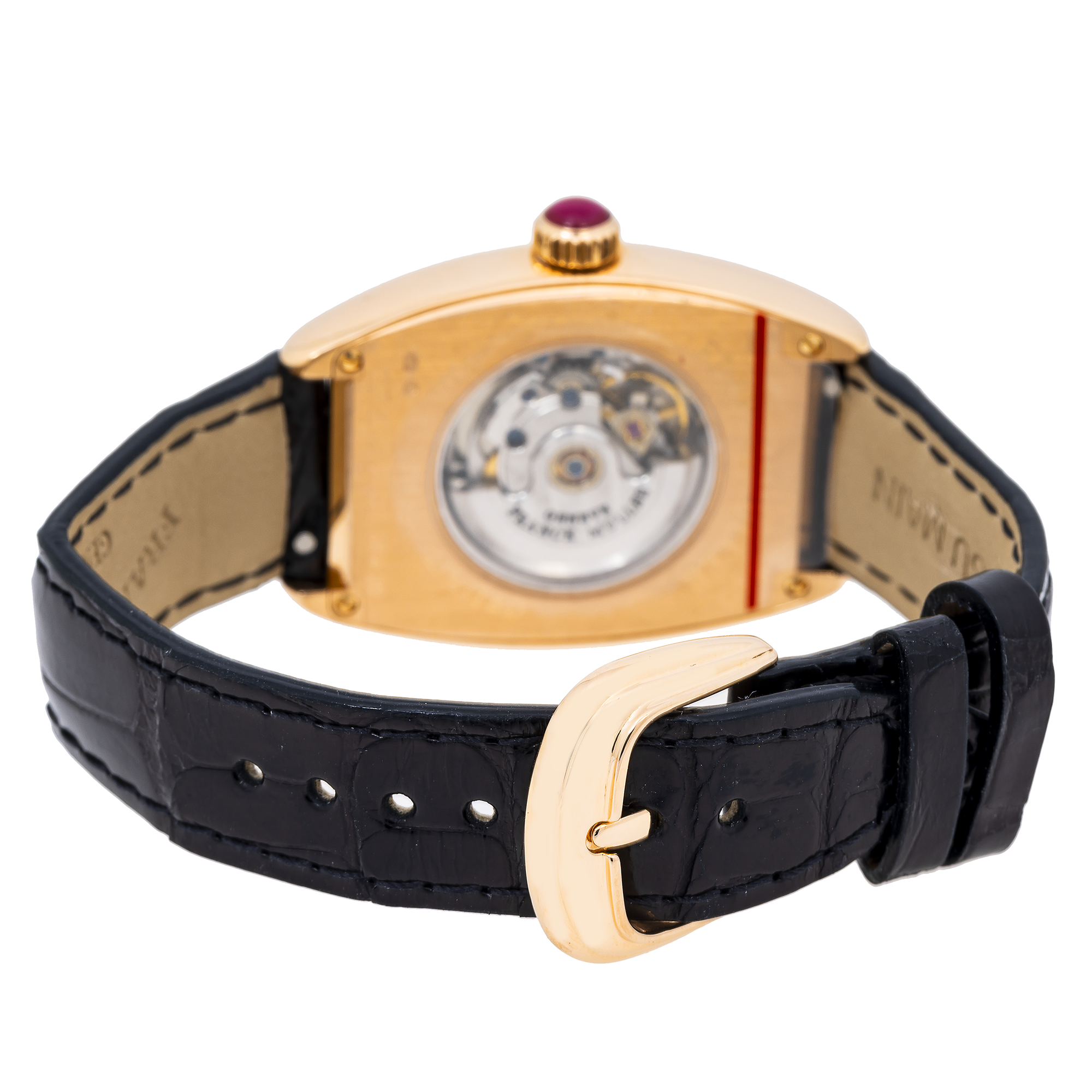 Franck Muller Cintree Curvex 7500SC 28MM White Dial with Leather Bracelet