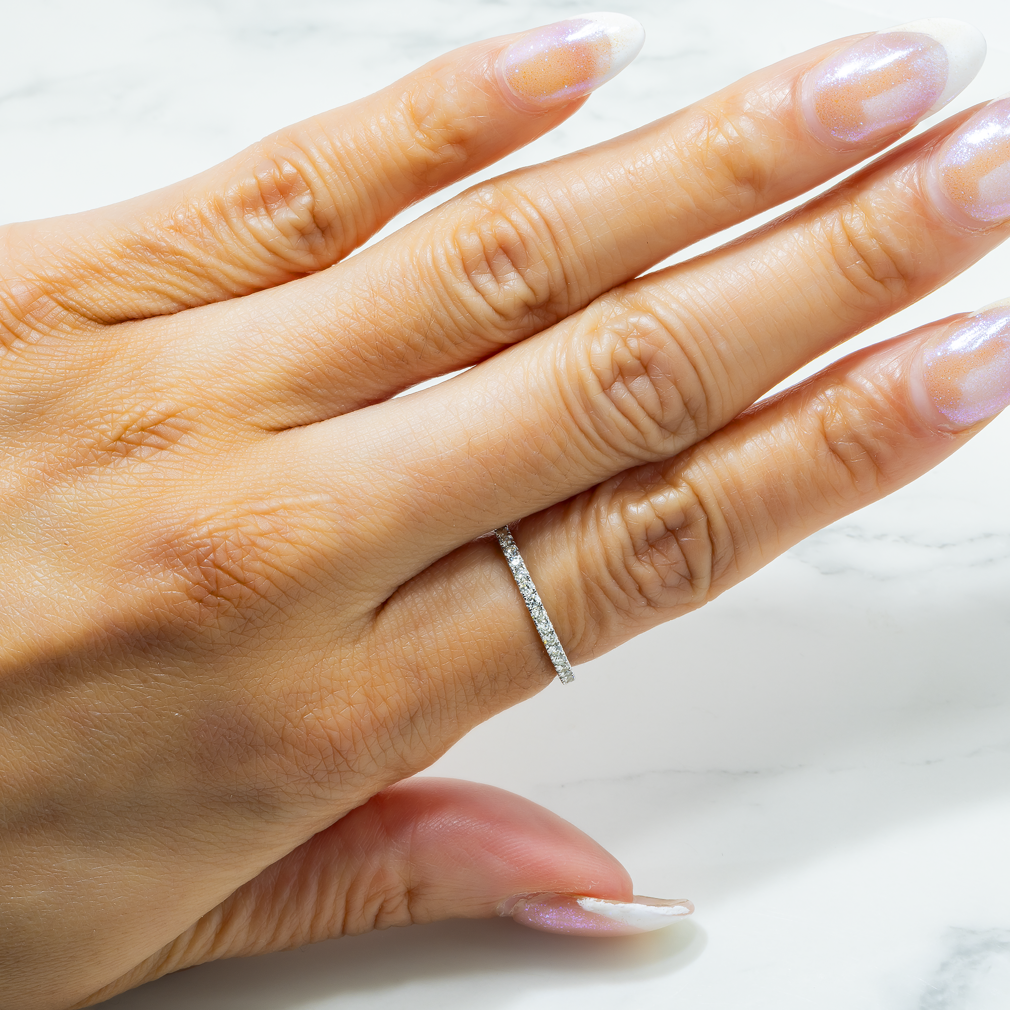 14K GOLD DIAMOND RING 0.27 CT