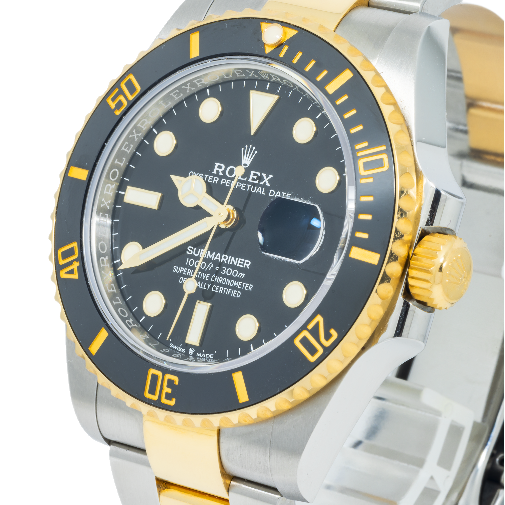 Rolex Submariner Date 126613LN 41MM Black Dial With Two Tone Oyster Bracelet