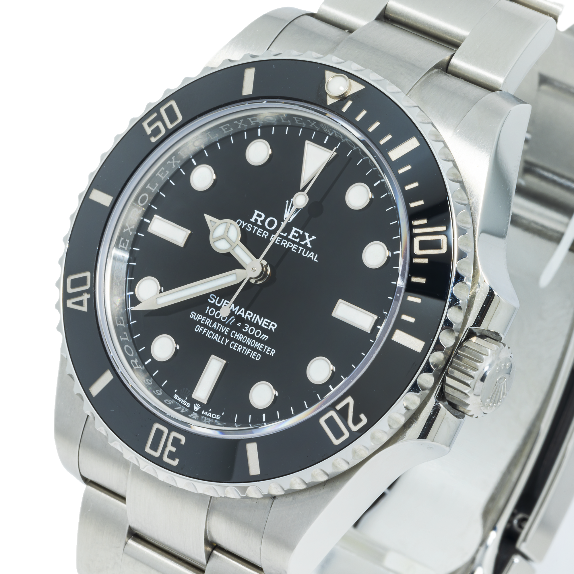 Rolex Submariner 124060 41MM Black Dial With Stainless Steel Oyster Bracelet