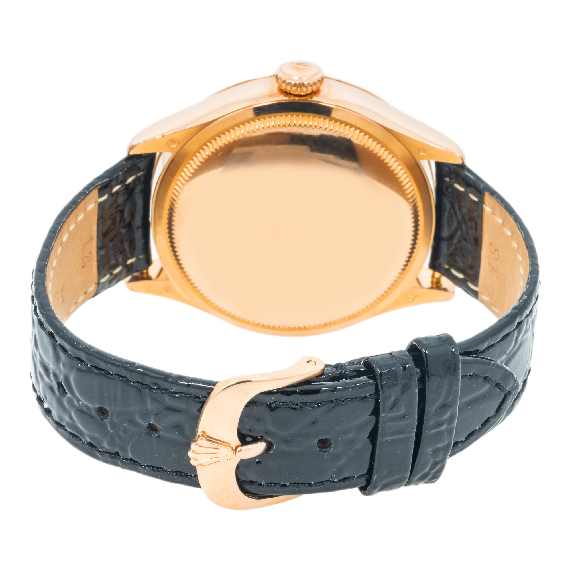 Rolex Geneve Cellini 50515 39MM Silver Dial With Black Alligator Bracelet