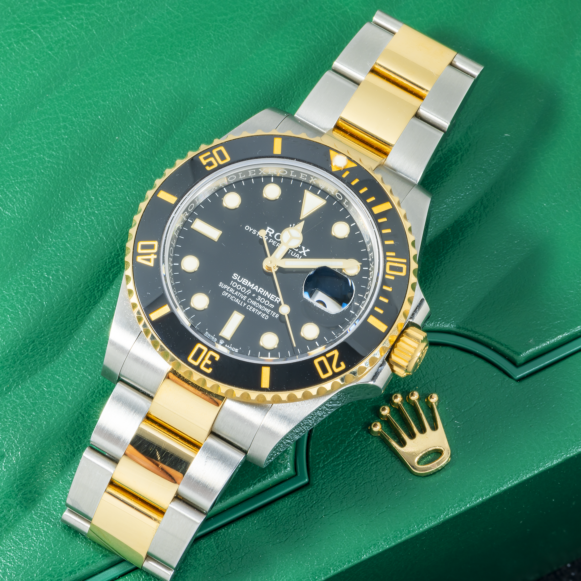 Rolex Submariner Date 126613LN 41MM Black Dial With Two Tone Oyster Bracelet