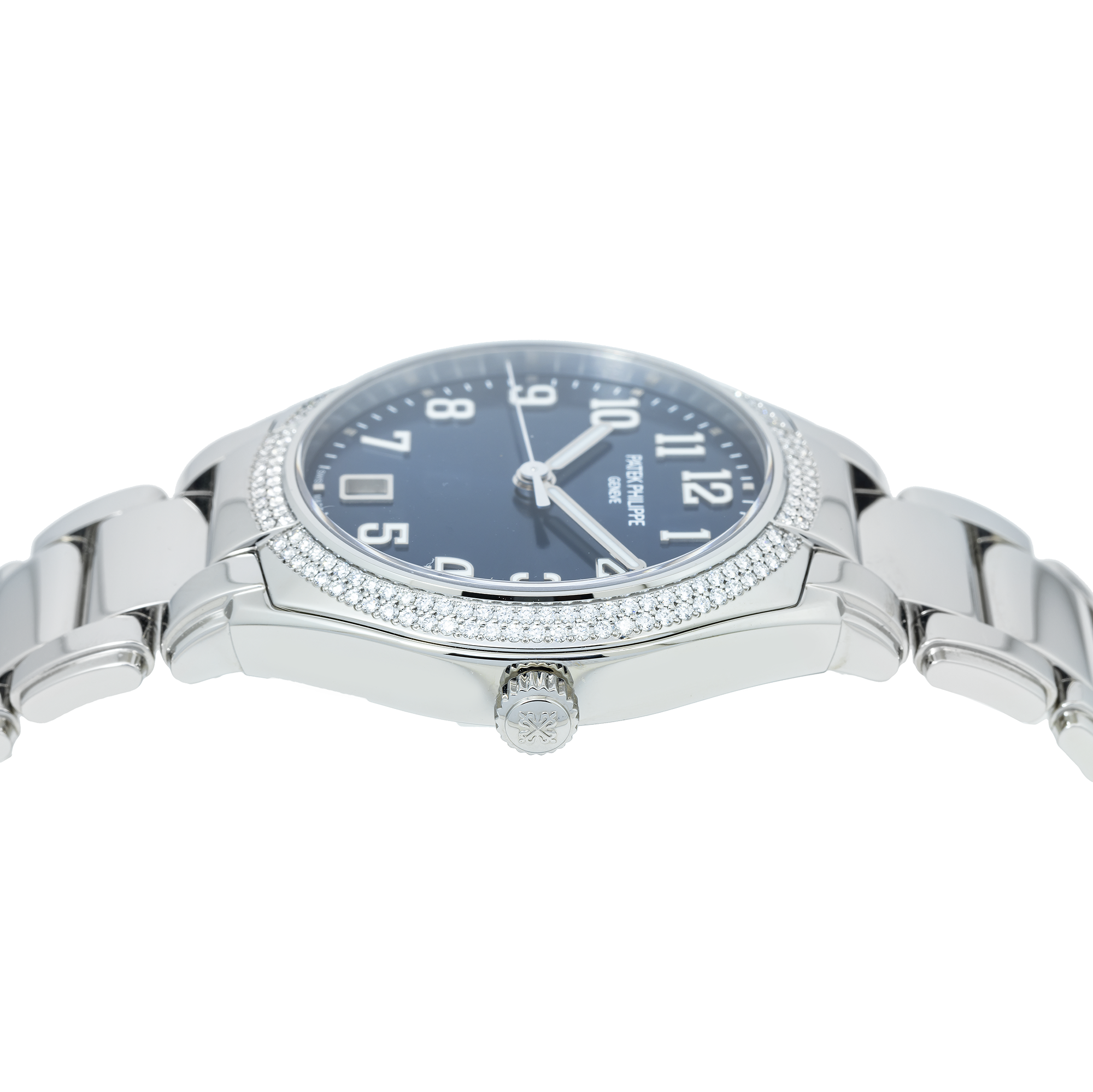 Patek Philippe Twenty~4 Ladies Stainless Steel Blue Sunburst Dial 7300/1200A-001