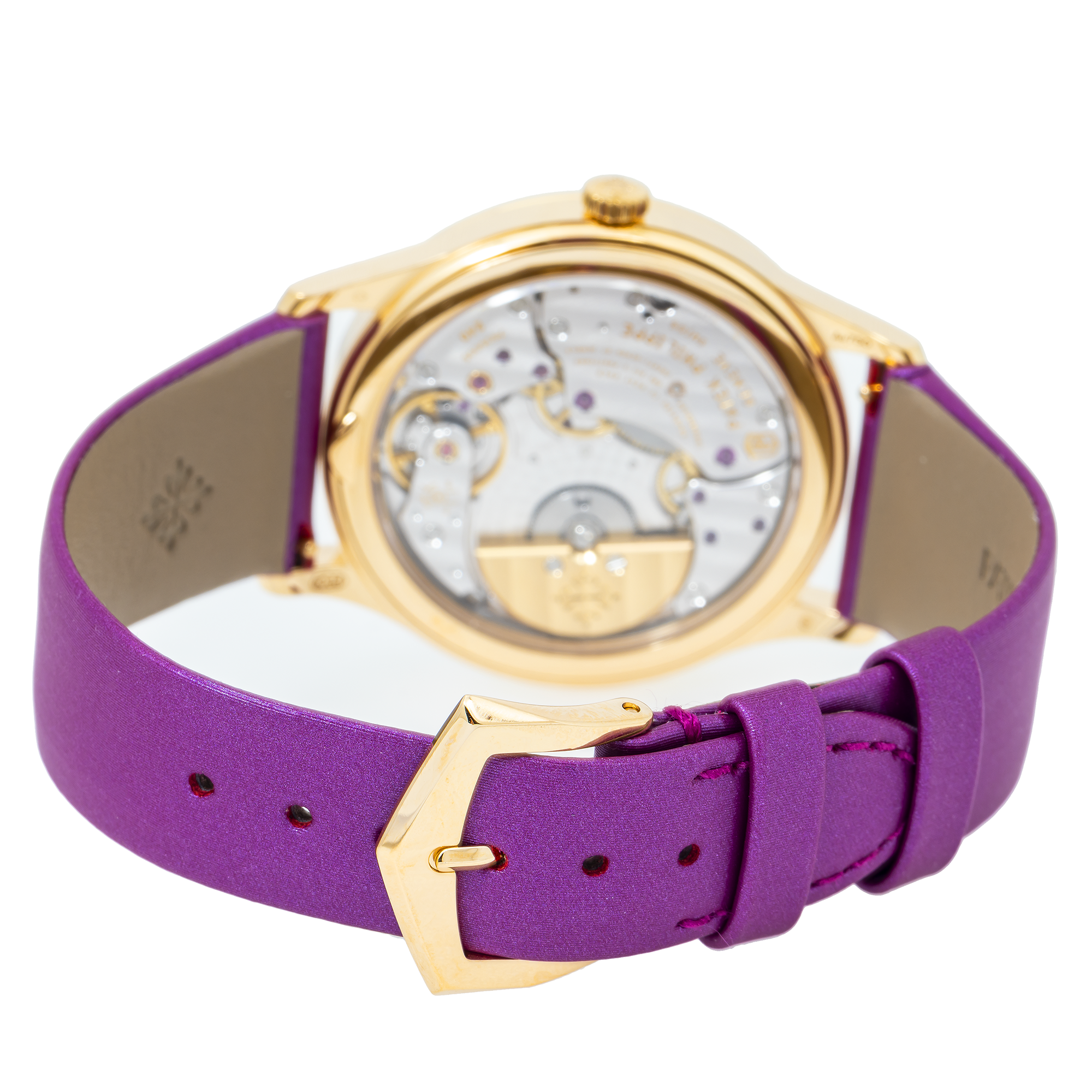 Patek Philippe Calatrava Ladies Joaillerie Rose Gold Purple Dial 4997/200R-001