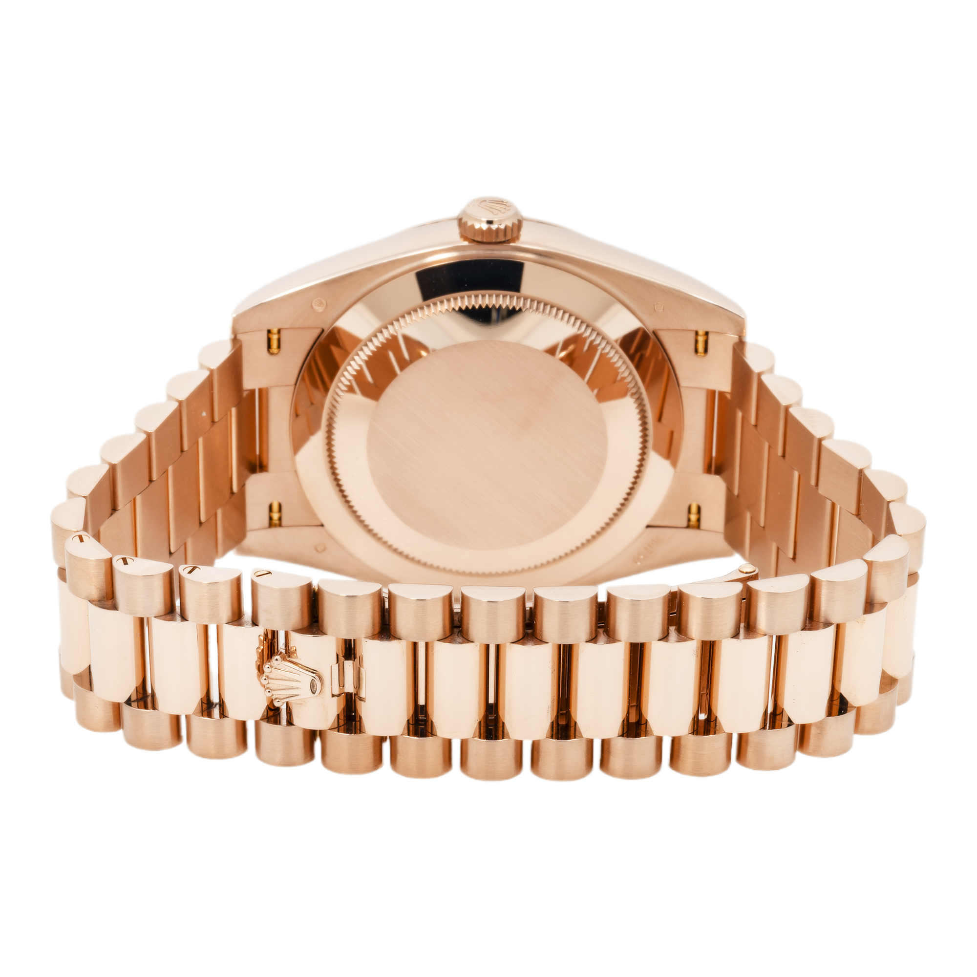 Rolex Day Date 228235 40MM Black Roman Numeral Dial With Rose Gold Presidential Bracelet