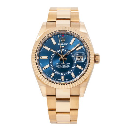 Rolex Sky-Dweller 336935 42MM Blue Dial With Rose Gold Oyster Bracelet