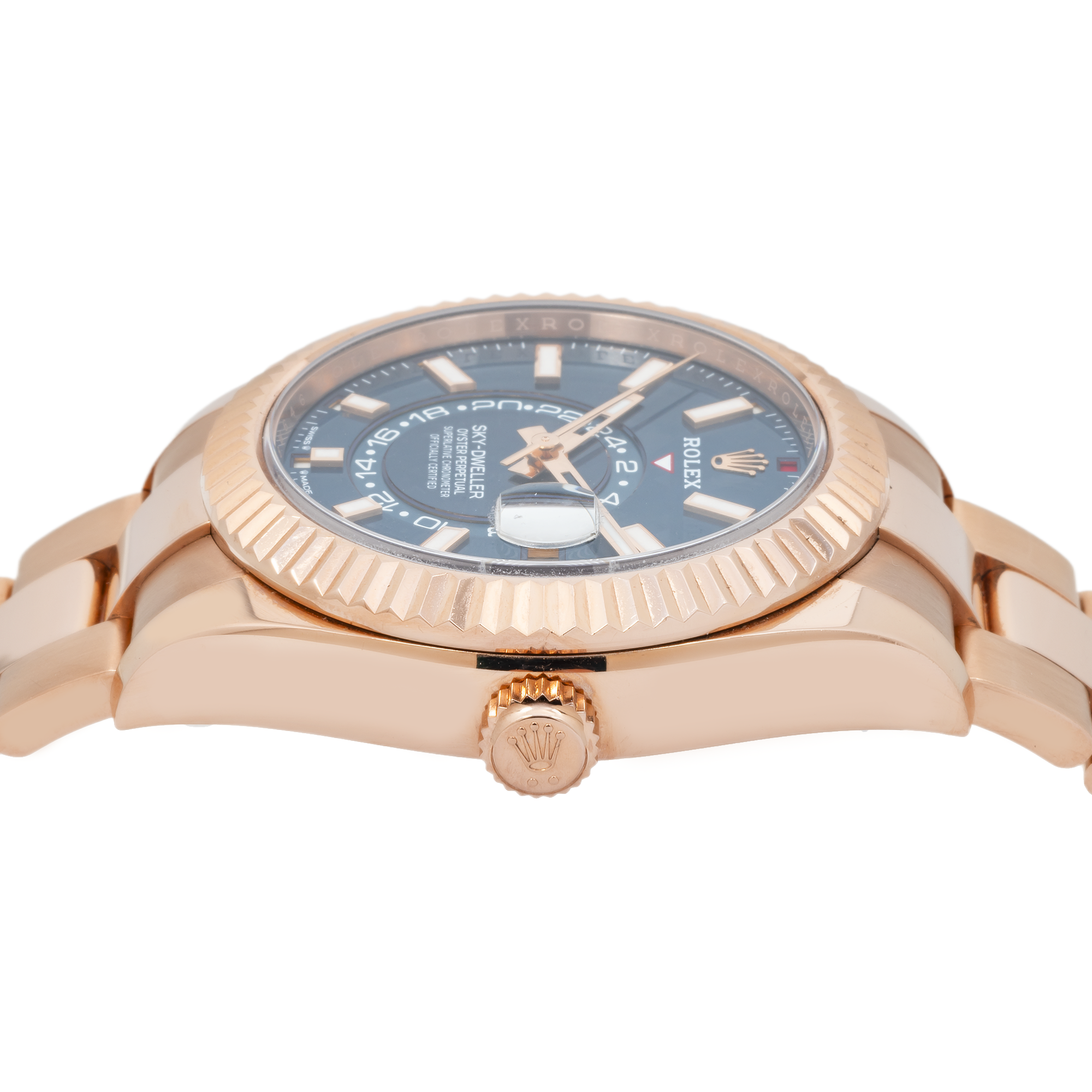 Rolex Sky-Dweller 336935 42MM Blue Dial With Rose Gold Oyster Bracelet