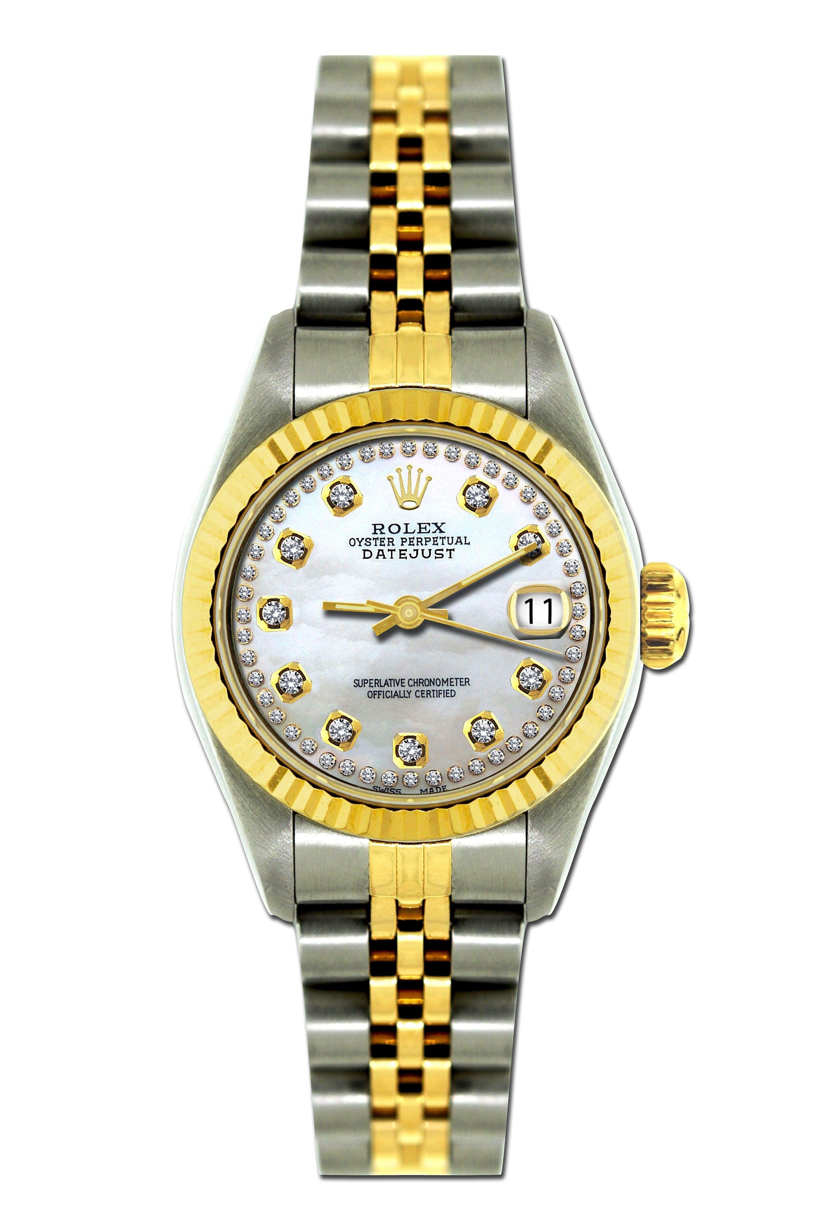 Rolex Datejust 26mm Yellow Gold and Stainless Steel Bracelet