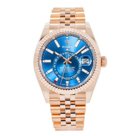 Rolex Sky-Dweller 336935 42MM Blue Dial With Rose Gold Jubilee Bracelet