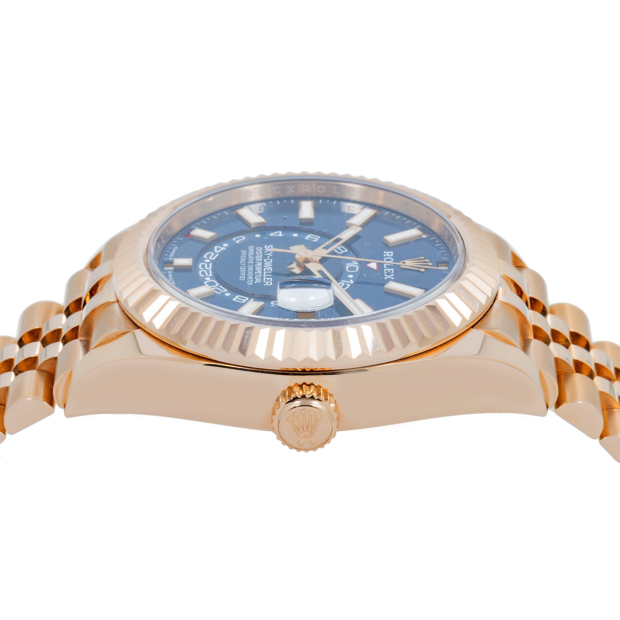 Rolex Sky-Dweller 336935 42MM Blue Dial With Rose Gold Jubilee Bracelet