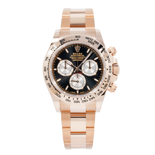 Rolex Daytona 126505 40MM Black Dial With Rose Gold Oyster Bracelet