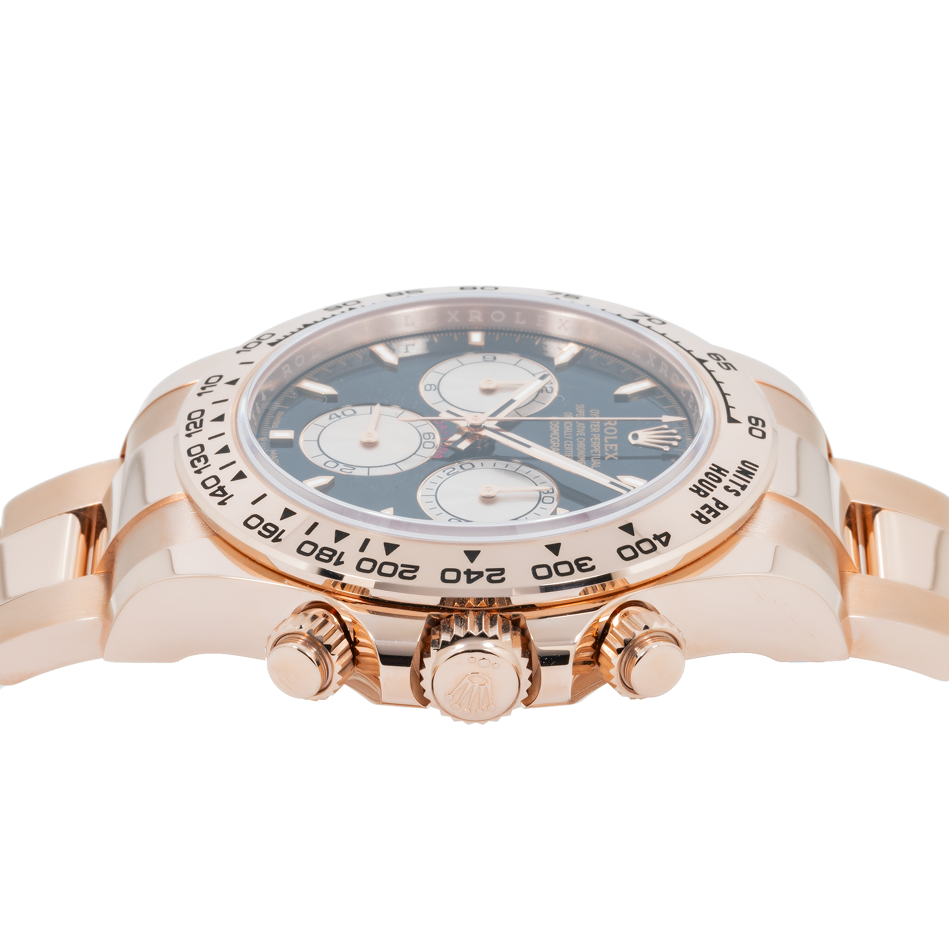 Rolex Daytona 126505 40MM Black Dial With Rose Gold Oyster Bracelet