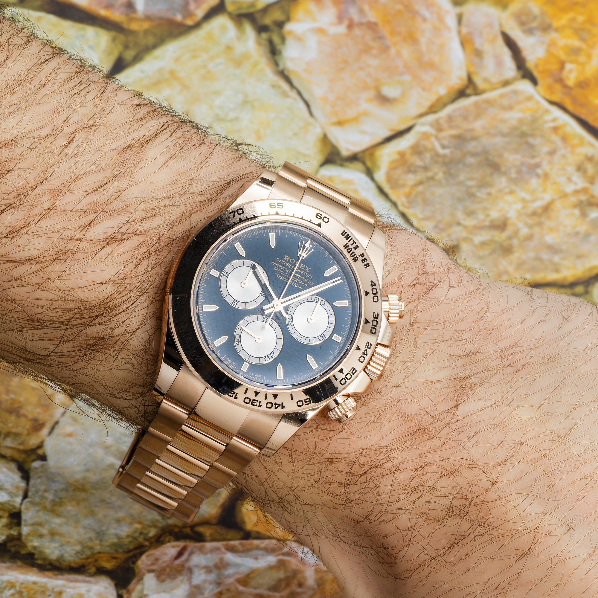 Rolex Daytona 126505 40MM Black Dial With Rose Gold Oyster Bracelet