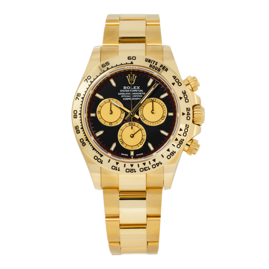 Rolex Daytona 126508 40MM Black Dial With Yellow Gold Oyster Bracelet