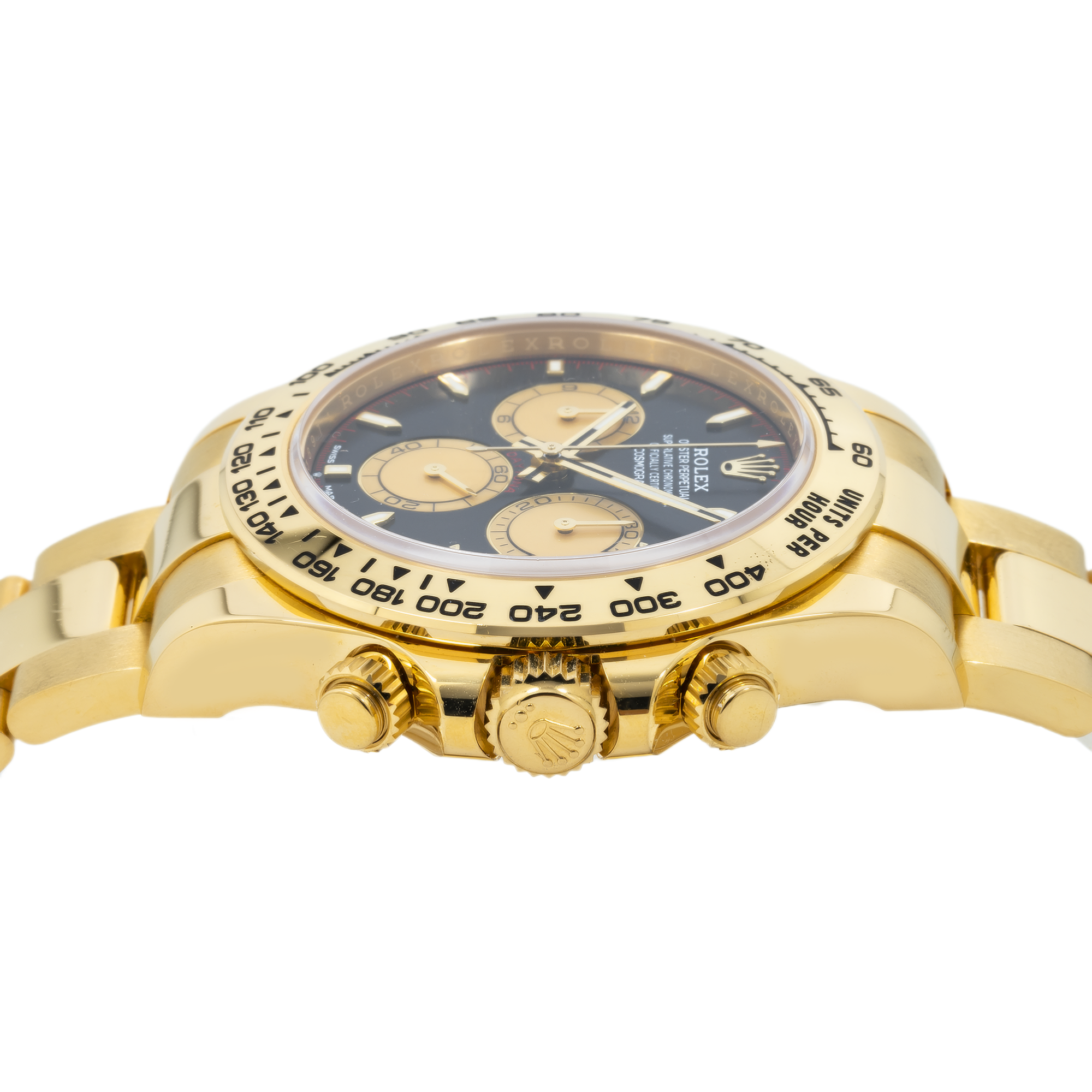 Rolex Daytona 126508 40MM Black Dial With Yellow Gold Oyster Bracelet