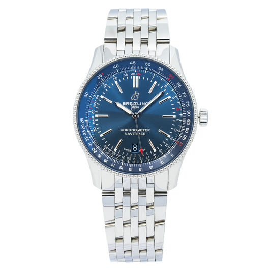 Breitling Navitimer A17326 41MM Blue Index Dial With Stainless Steel Bracelet