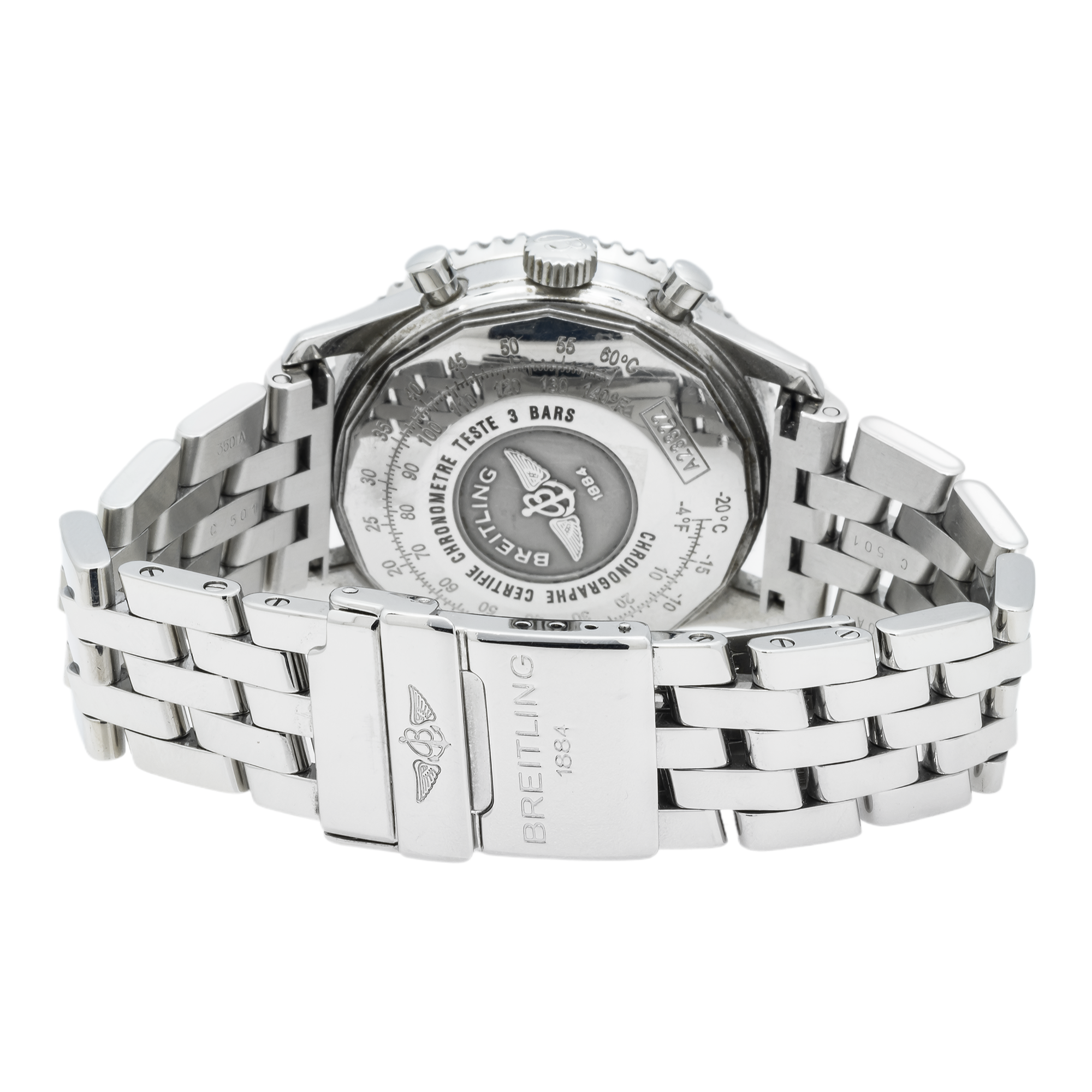 Breitling Navitimer A23322 42MM Black Arabic Dial With Stainless Steel Bracelet