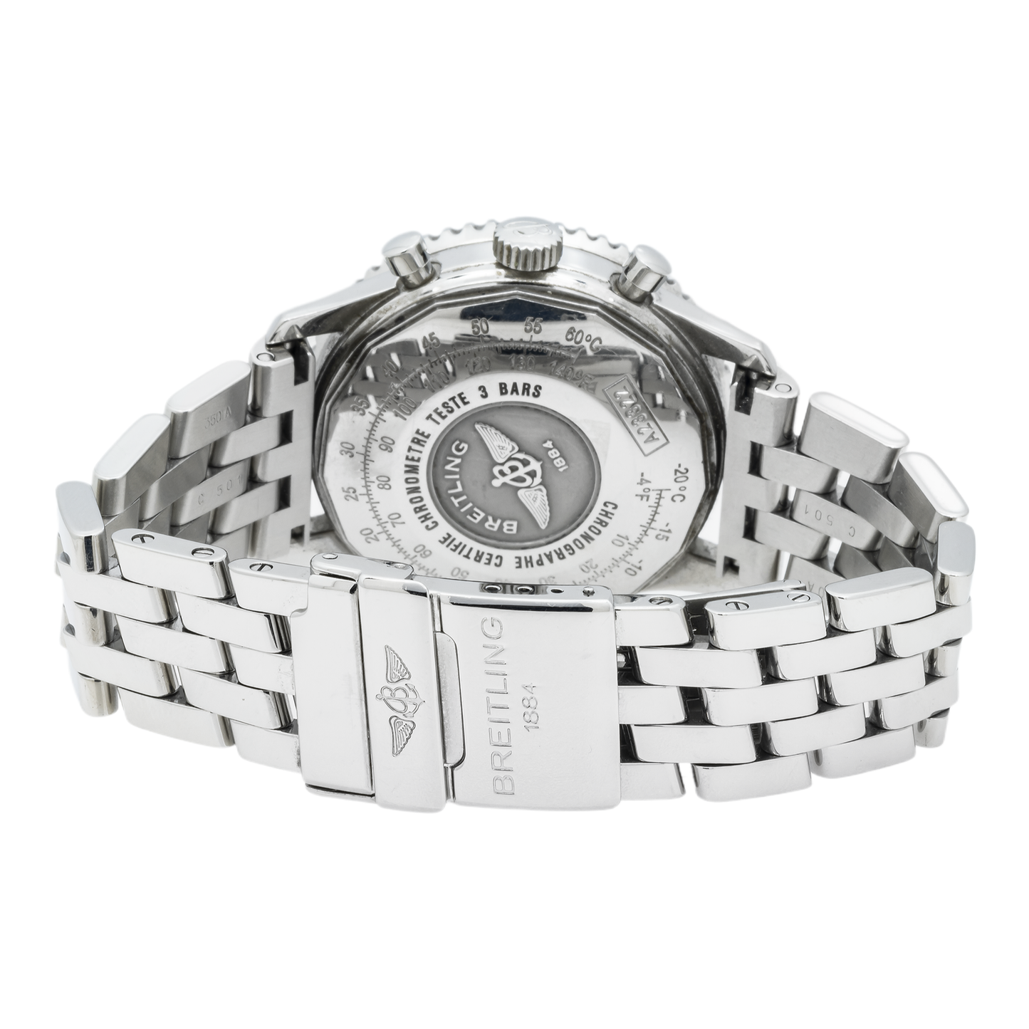 Breitling Navitimer A23322 42MM Black Arabic Dial With Stainless Steel Bracelet